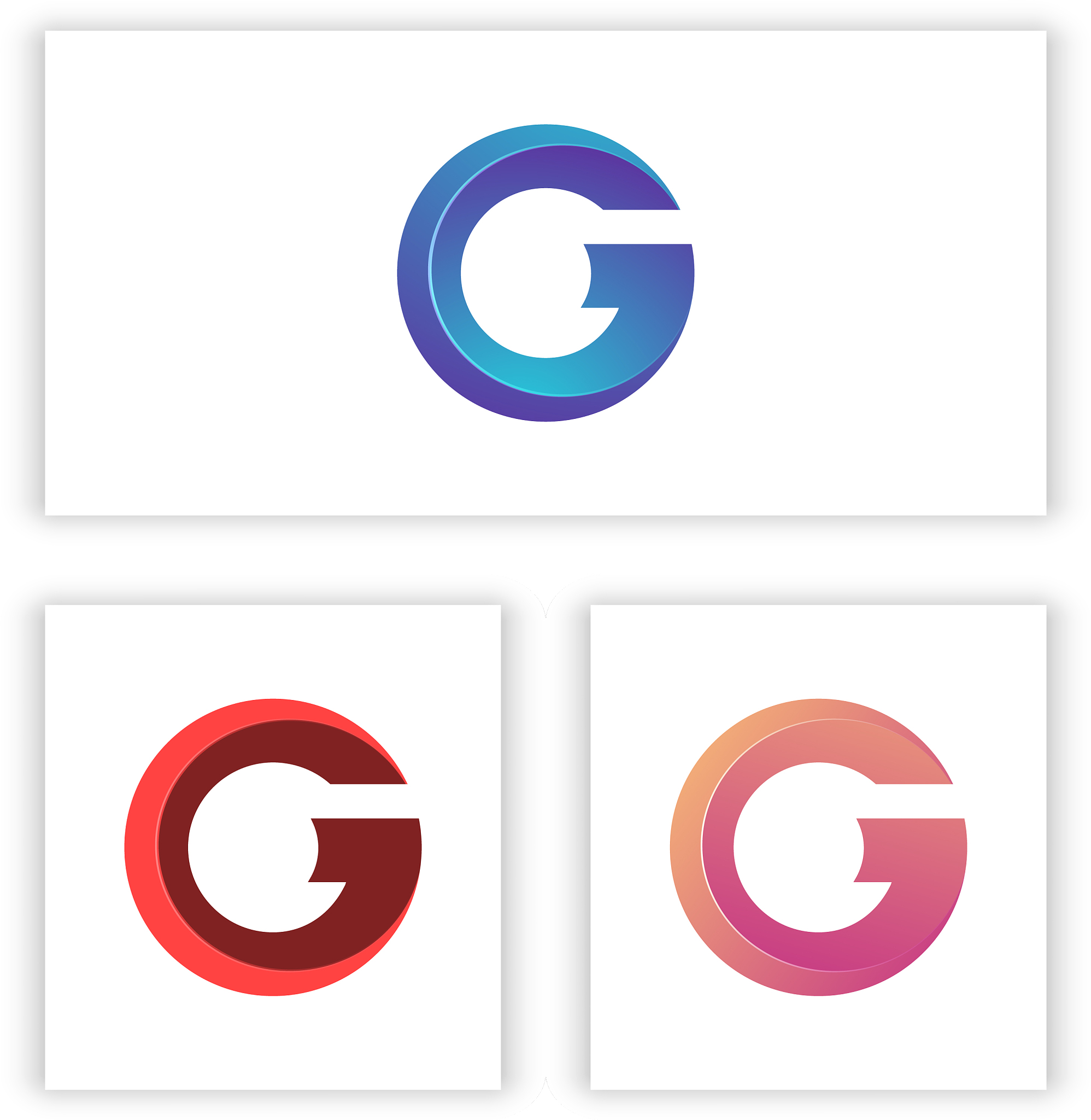 g letter logo template for your business in