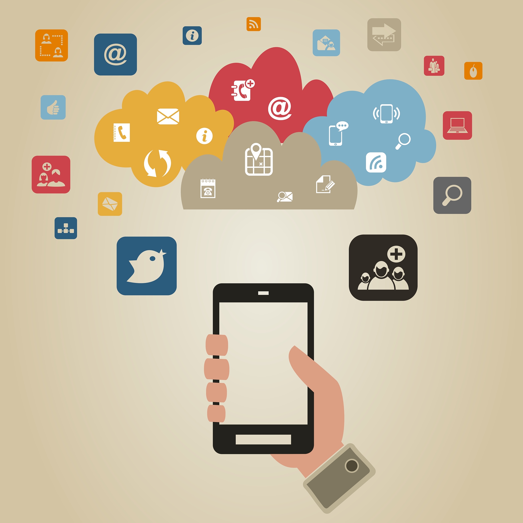 手机和电脑应用：连接、工作和娱乐的工具