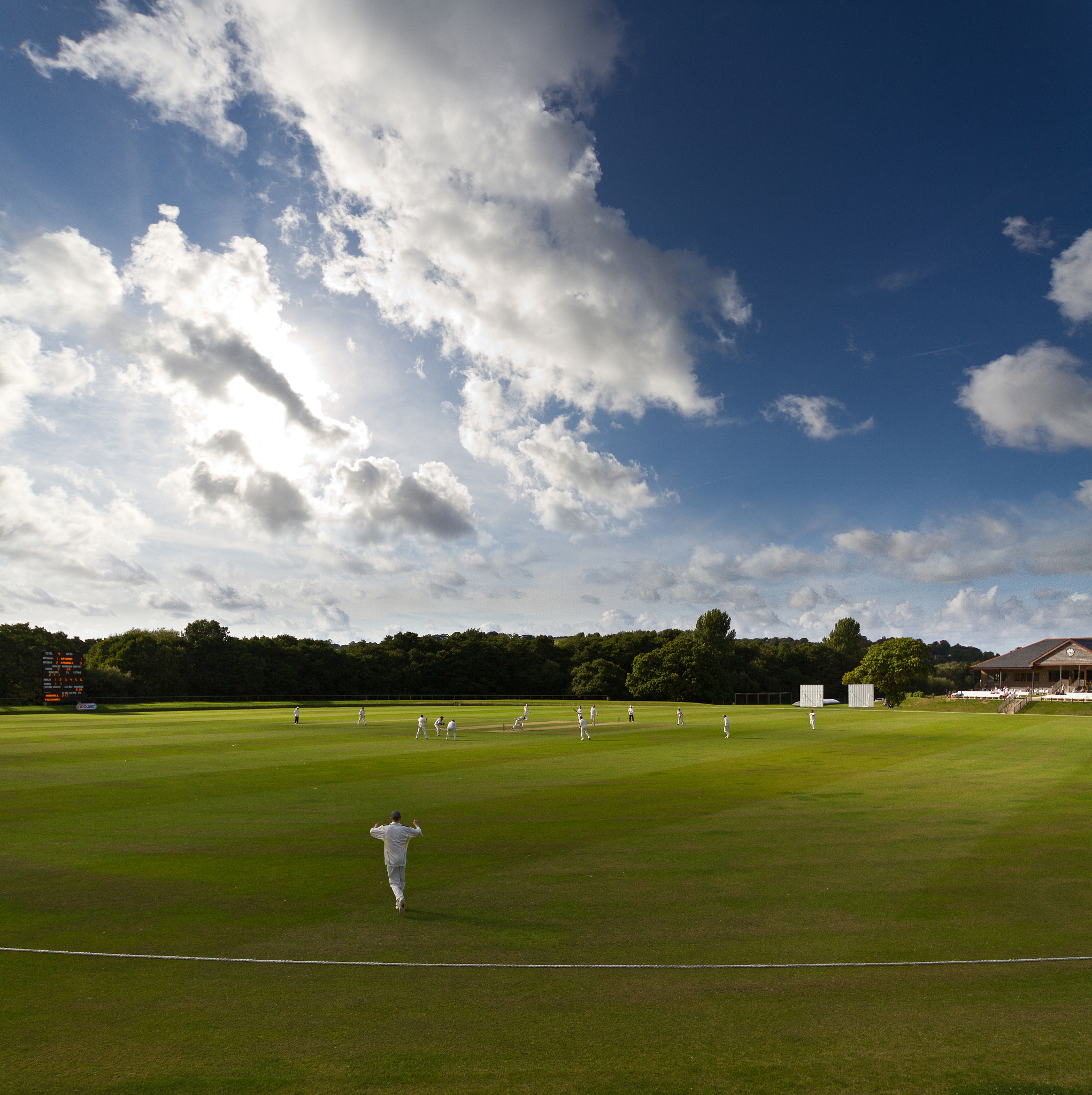 fielding at third man