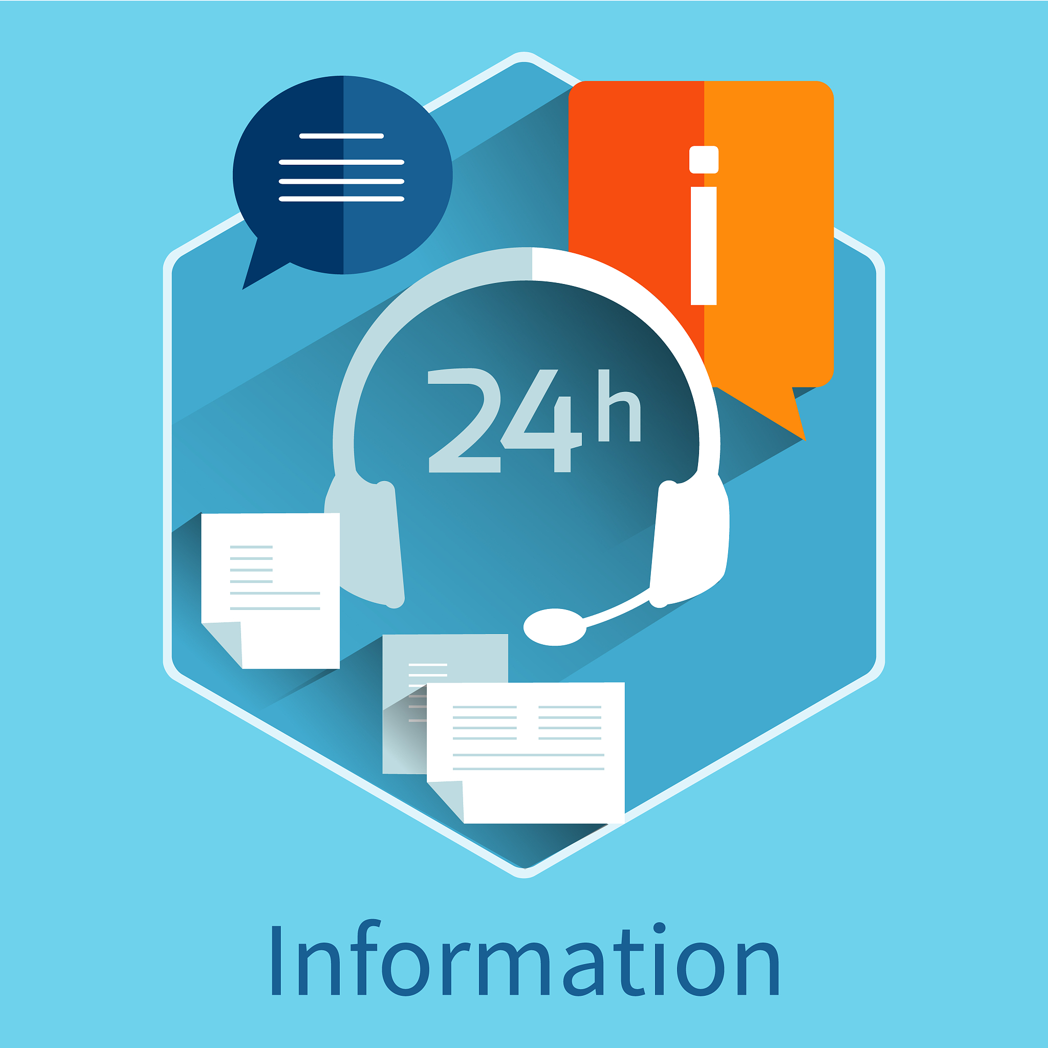 helpline operator consulting a client