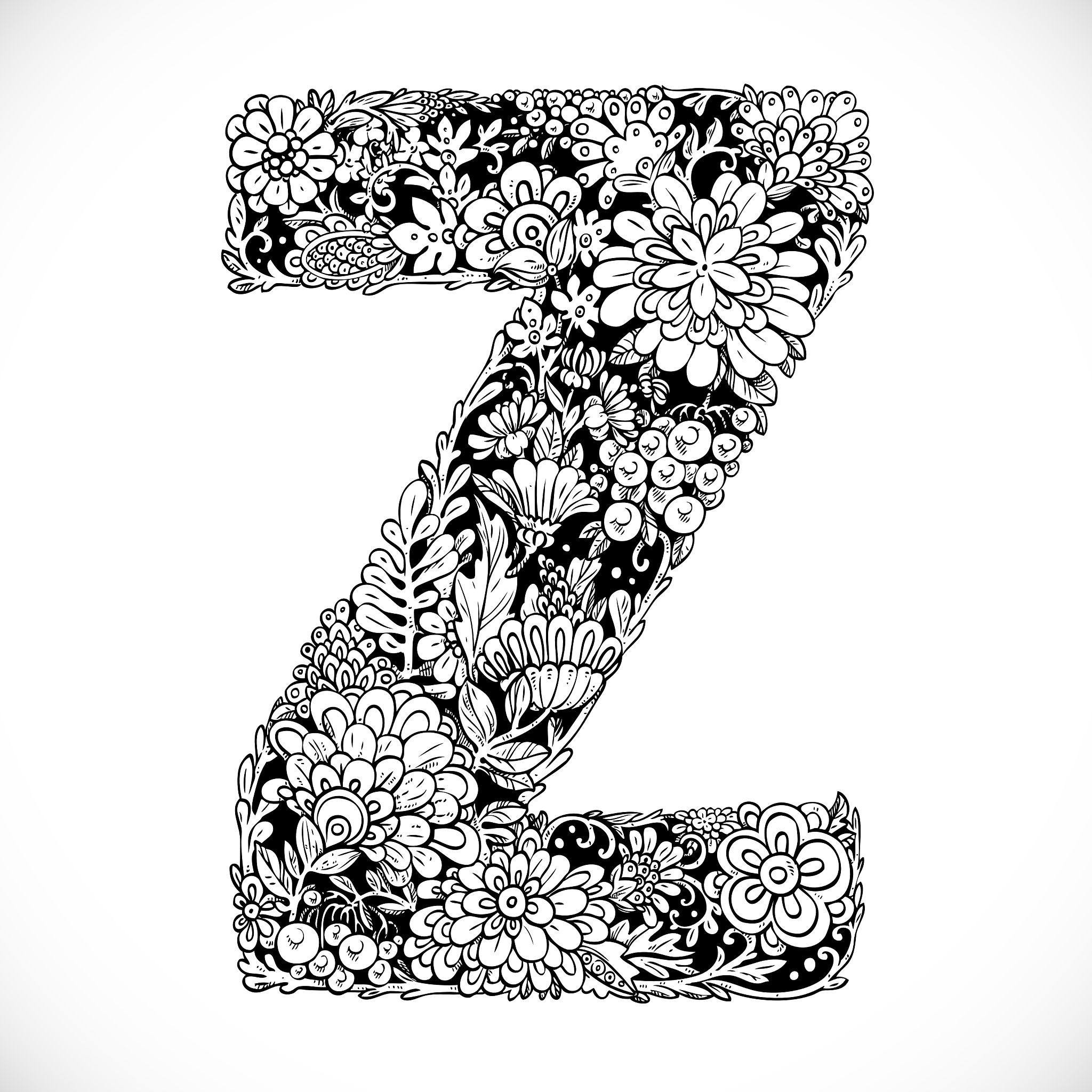 洋葱花,乱画,洗礼盘,英文字母<strong>z</strong>,创造力,卷着的,字母,字母表次序,幻想