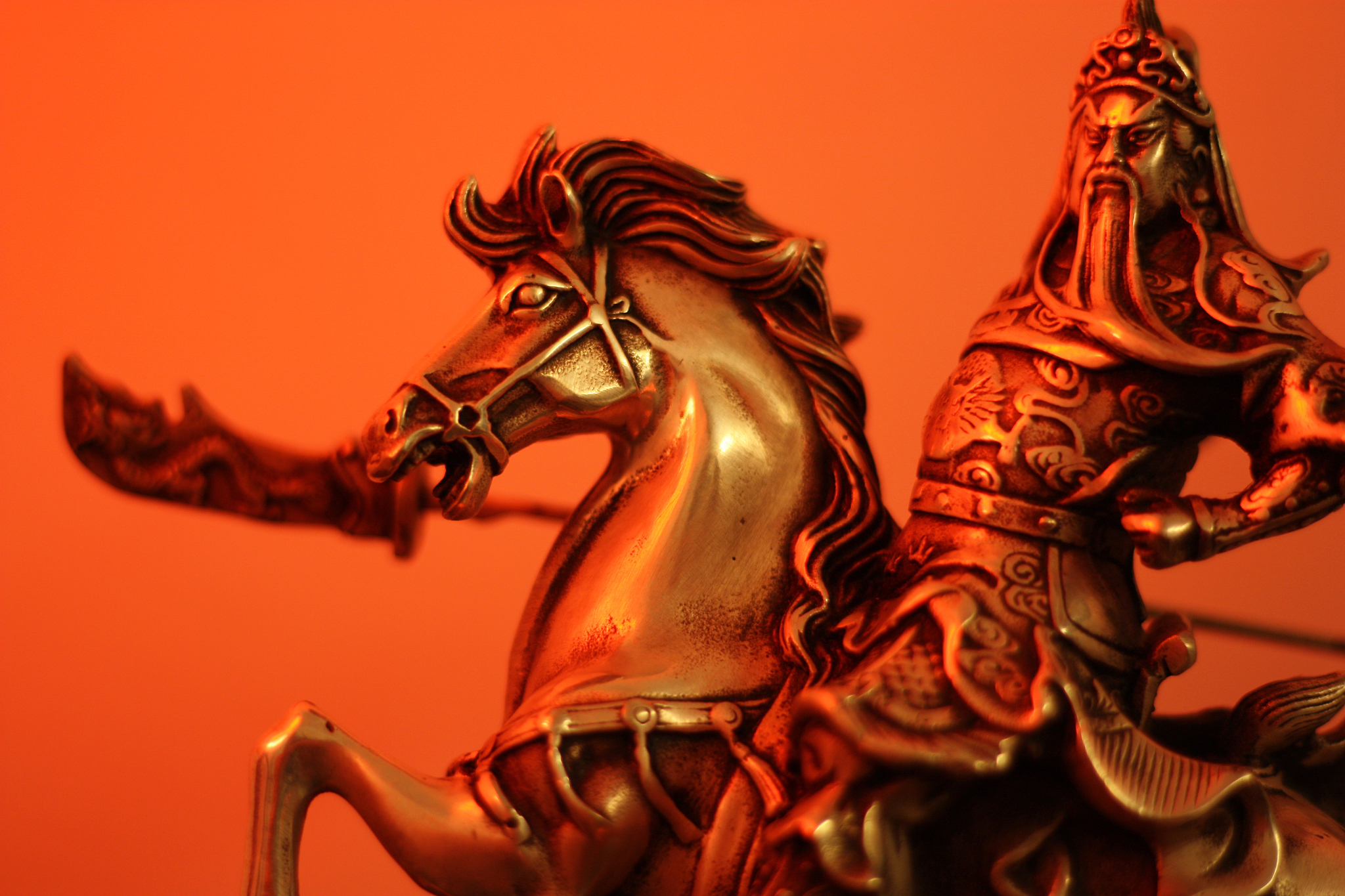 关羽赤兔马：威武雄壮的形象描述