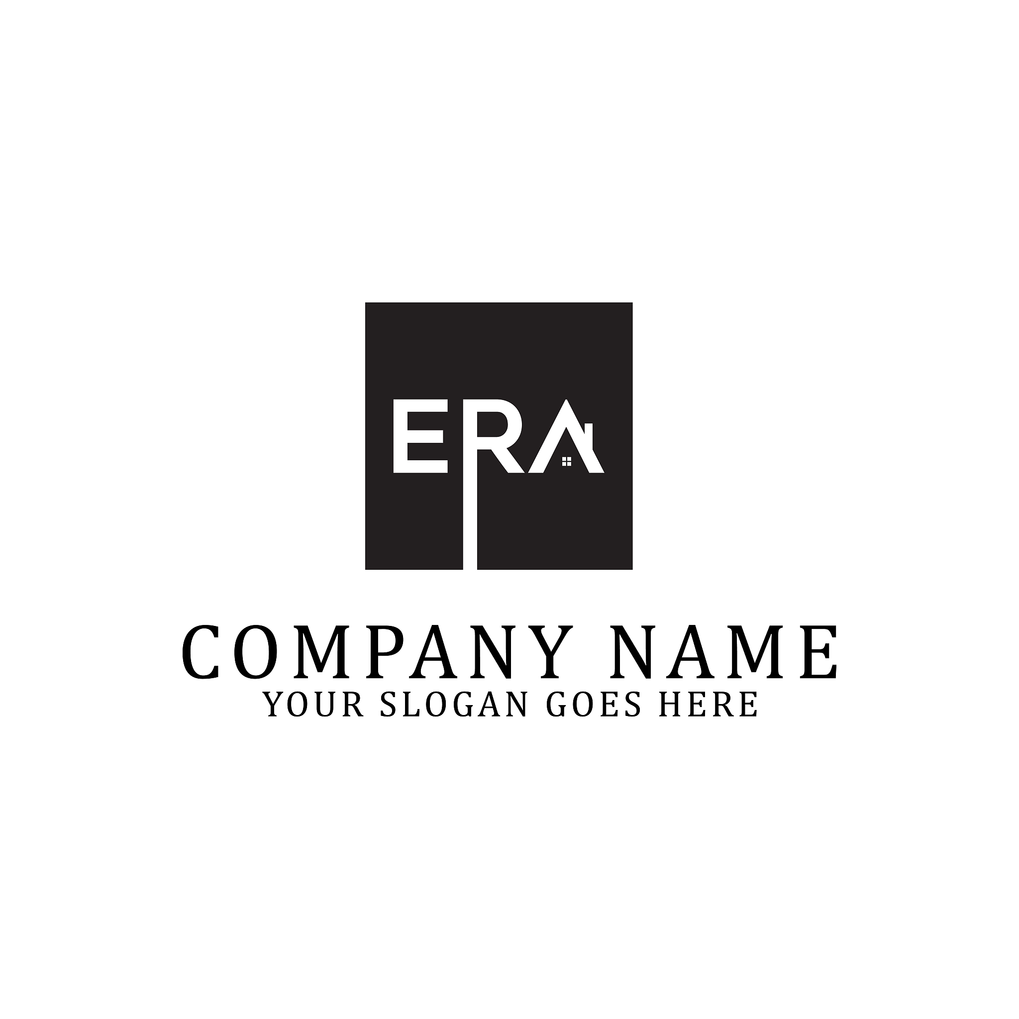 era company template, real estate agency vector