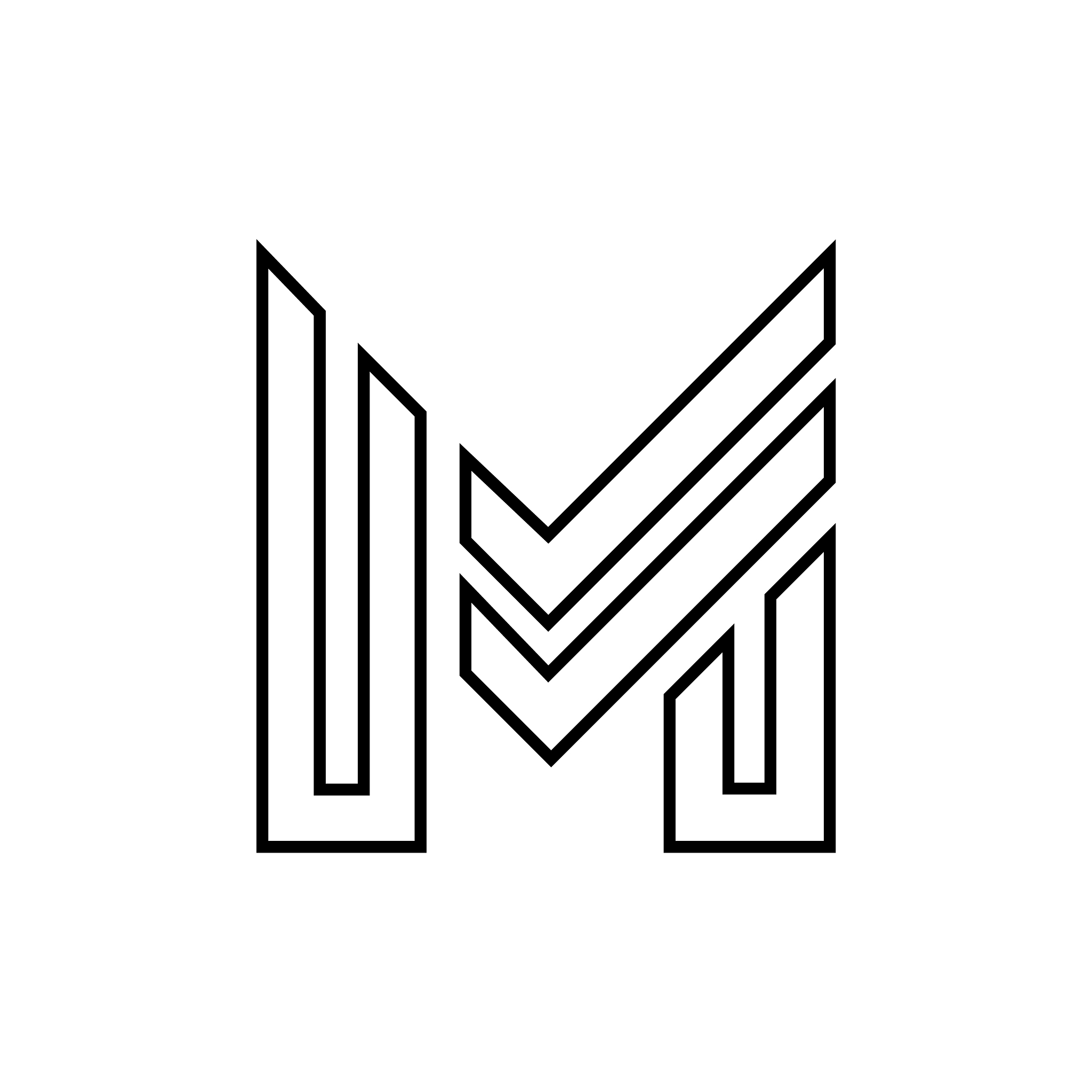 mg letter logo design initial letters mg logo