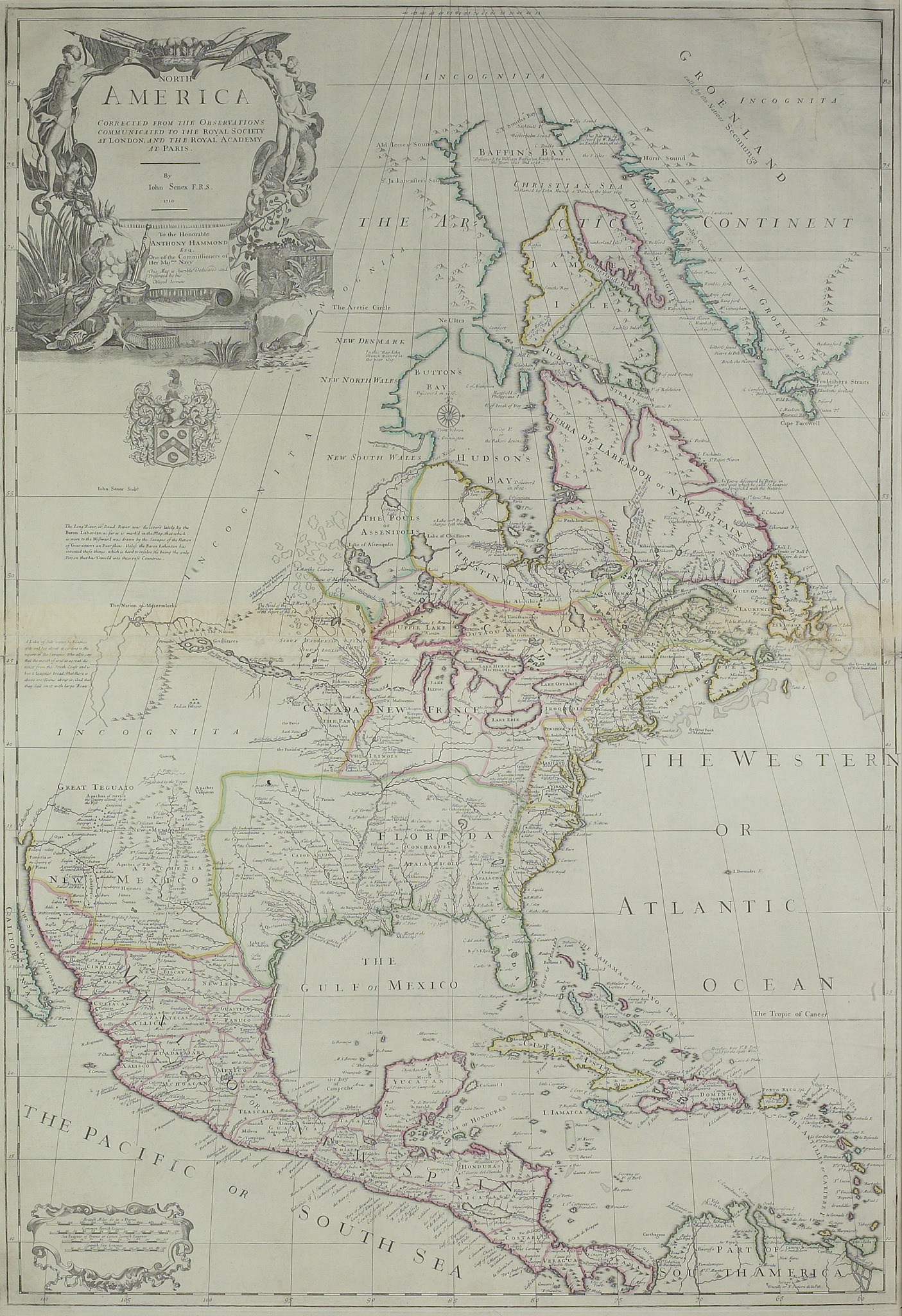 map of north america