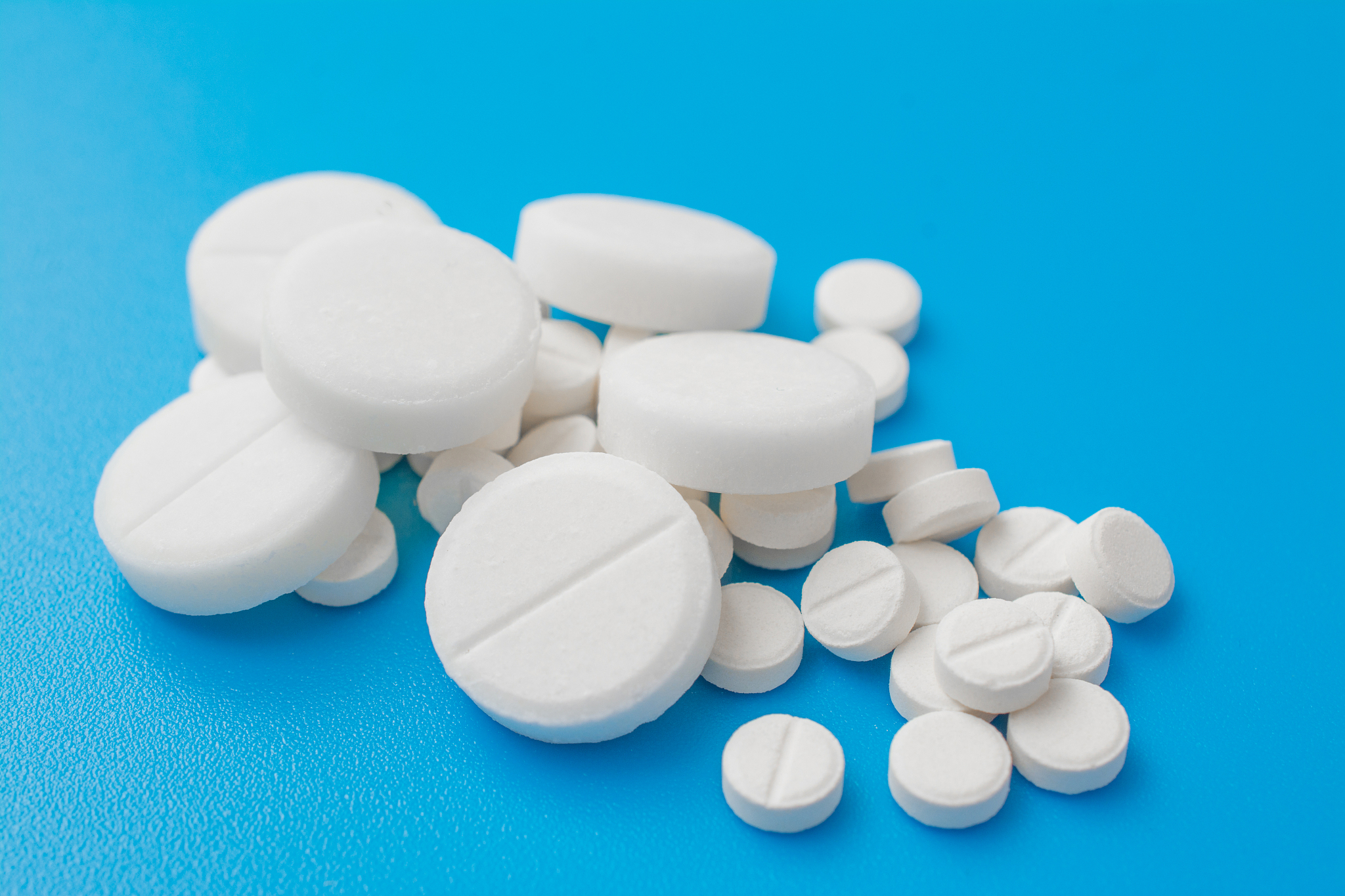 pharmacetic concept: pills top view