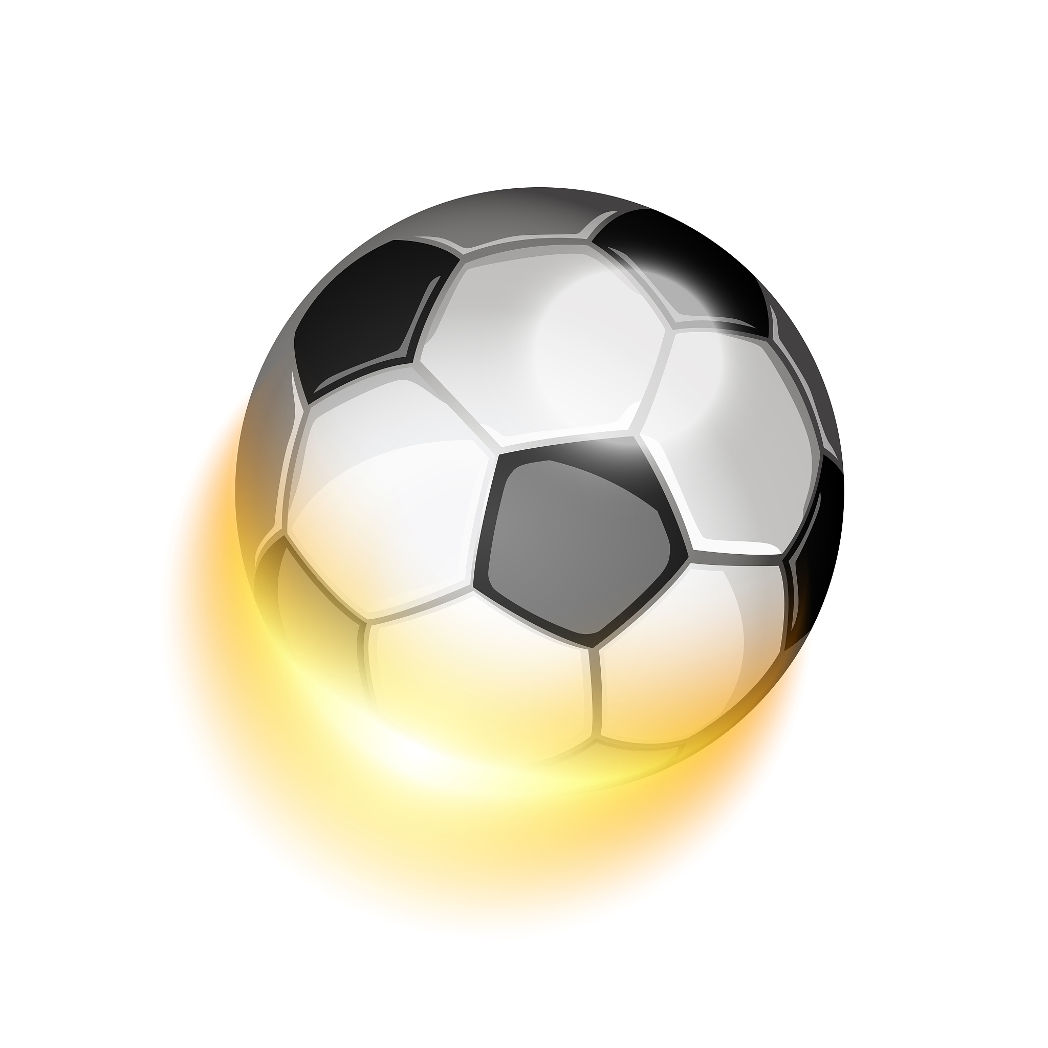 soccer sport ball in fire