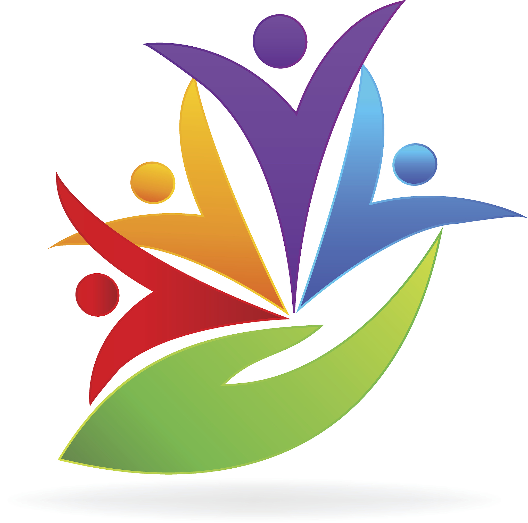 family people hand care icon vector