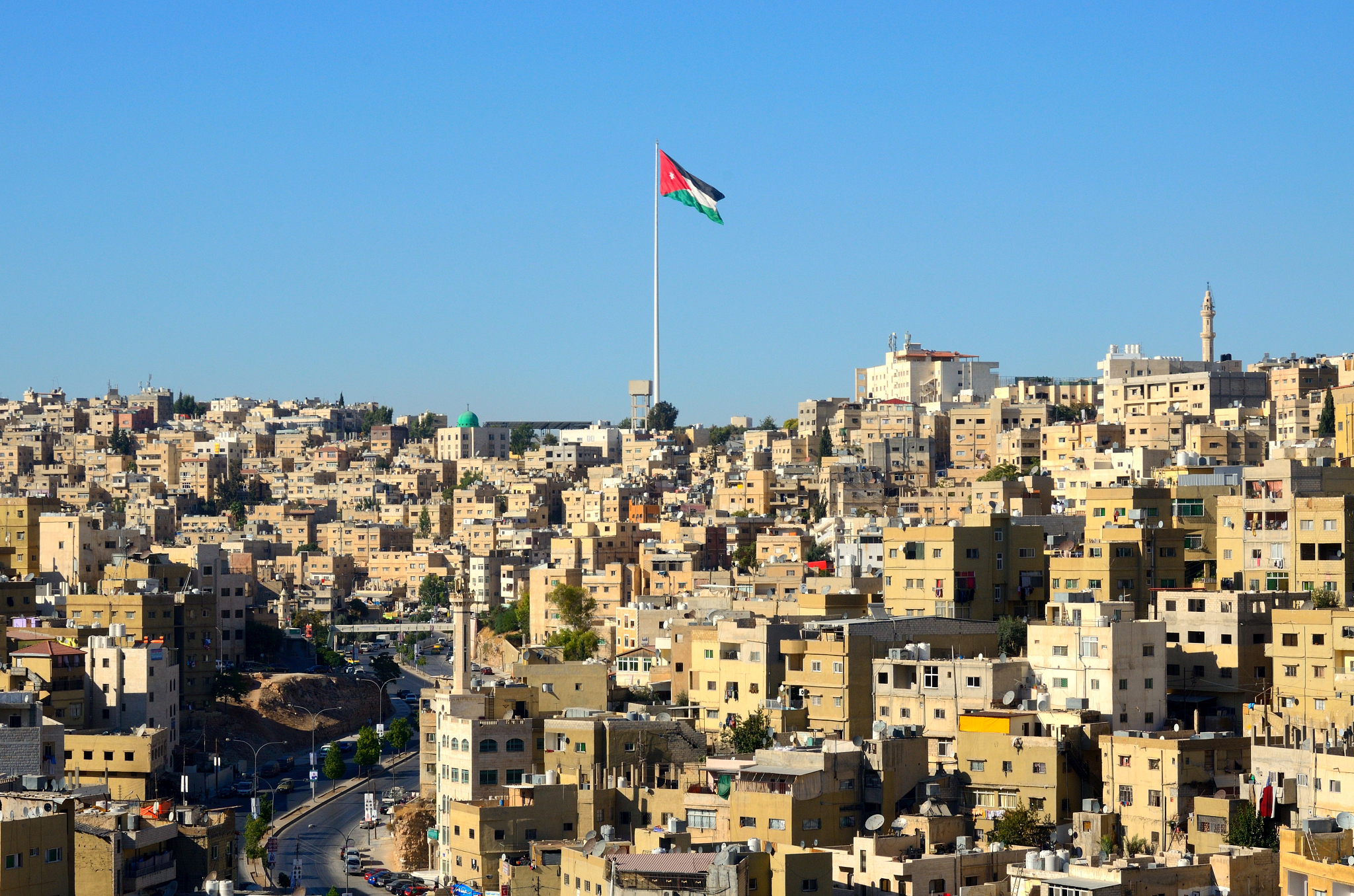 raghadan flagpole, amman