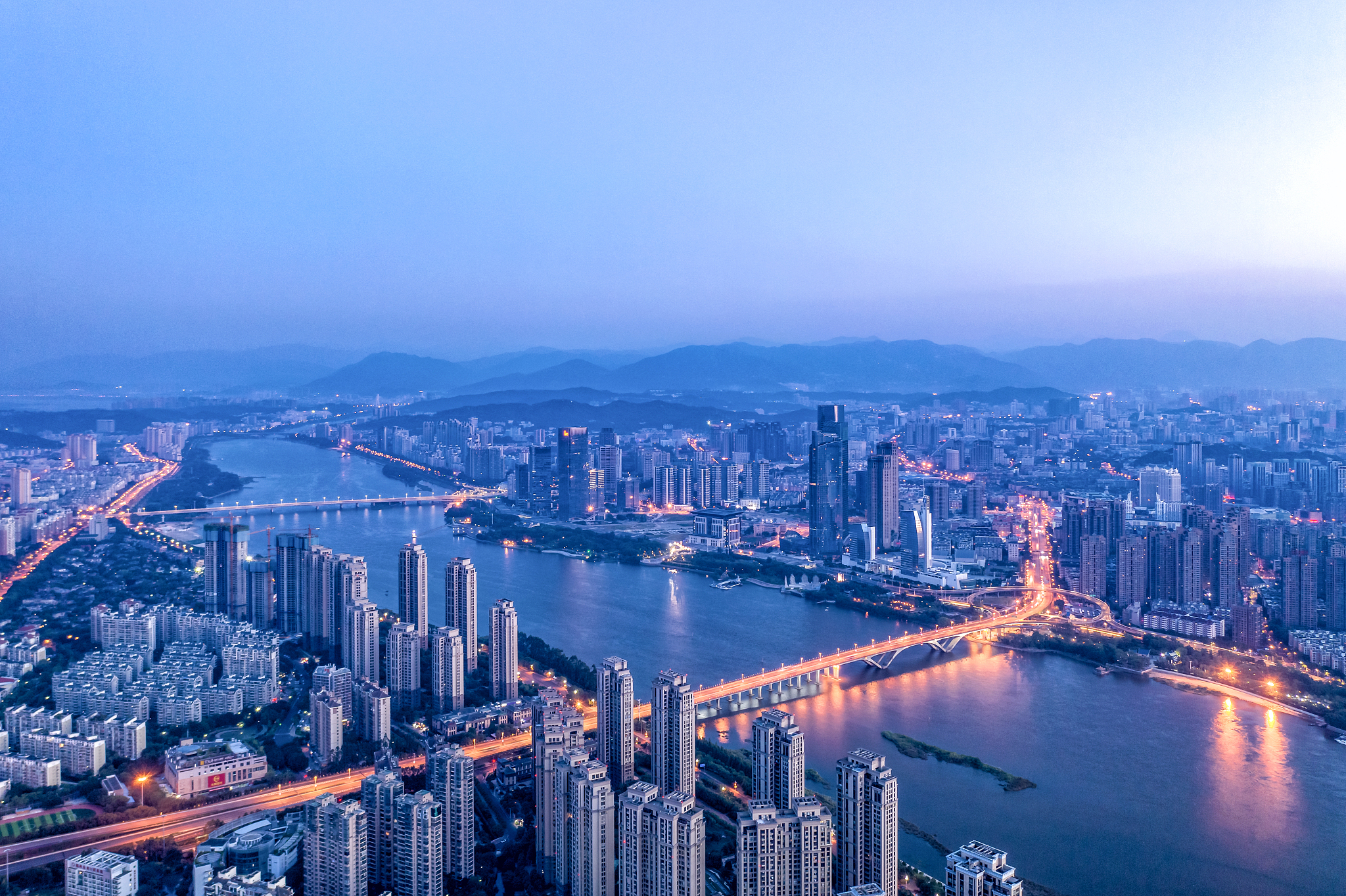中国福州城市风光
