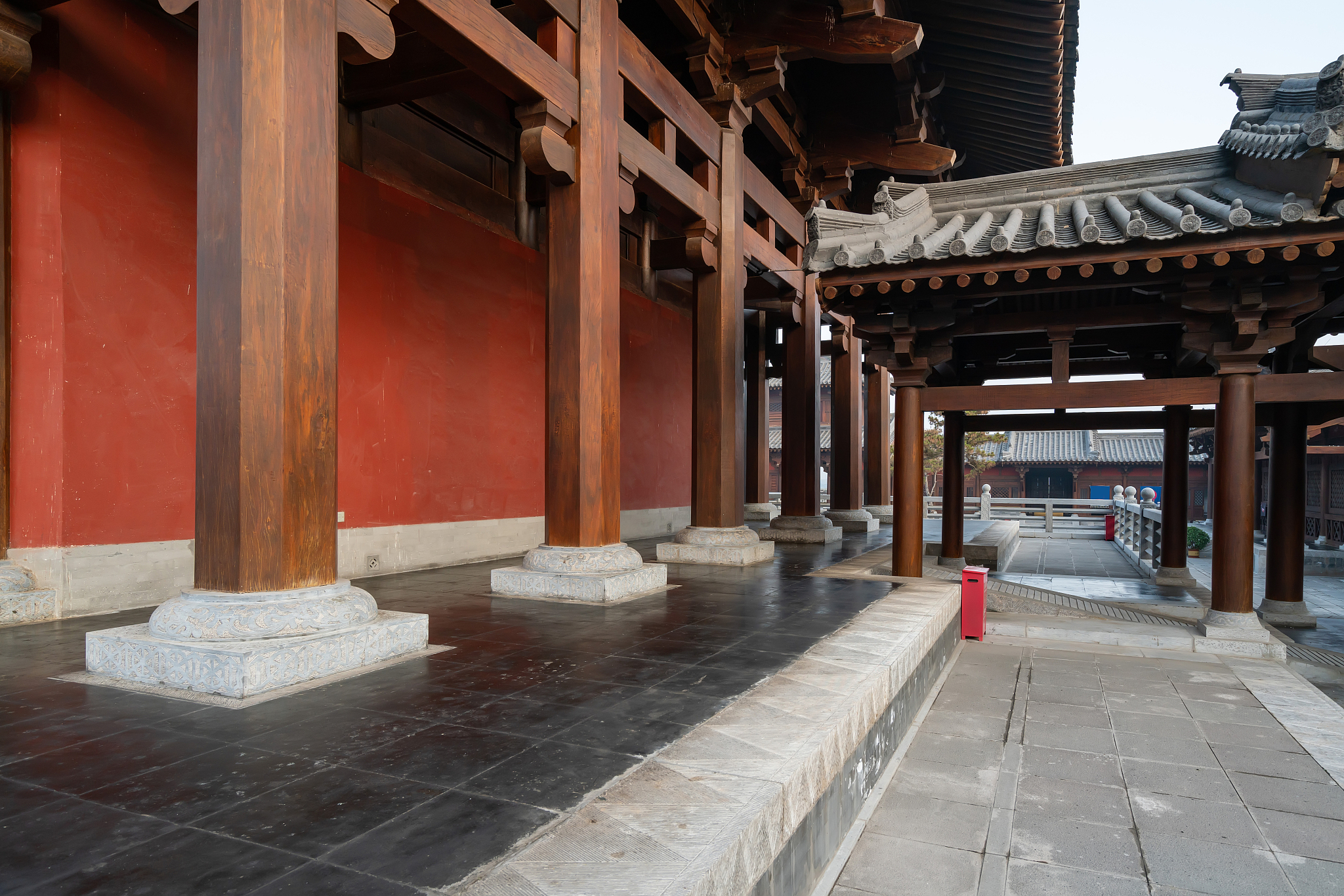 ancient architecture park of han dynasty in taiyuan, shanxi, chi