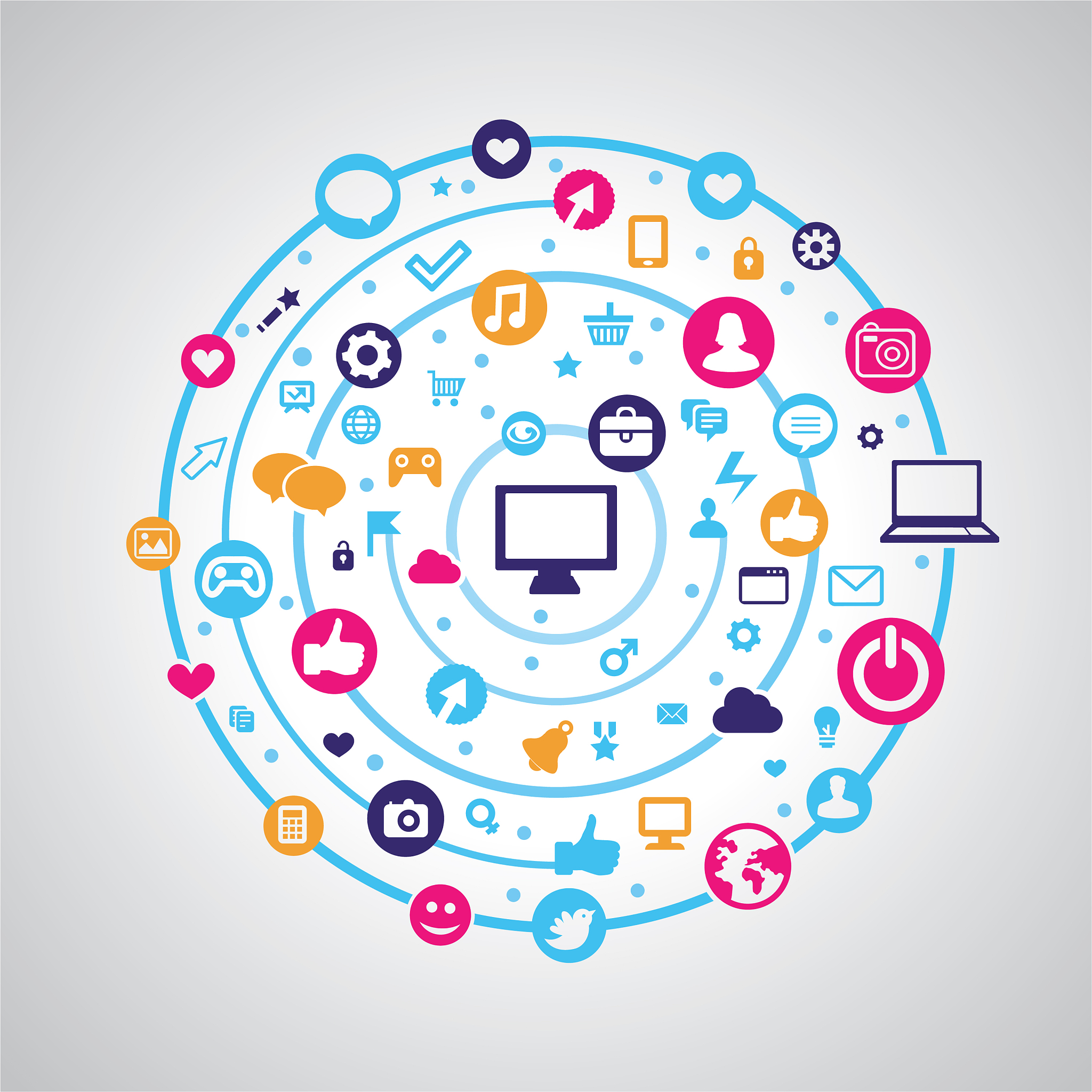social media concept