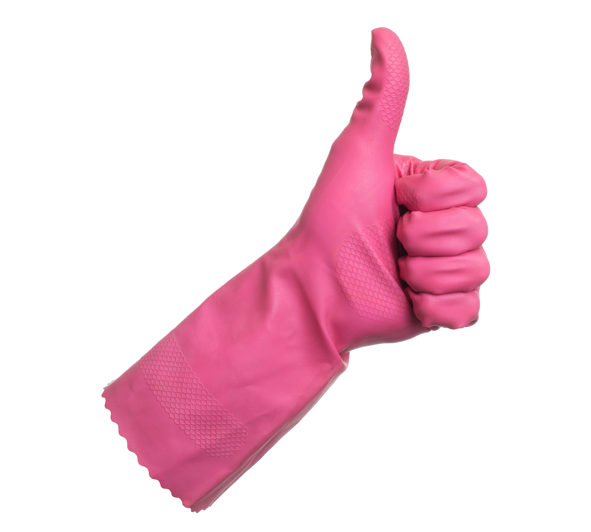 human hand in glove