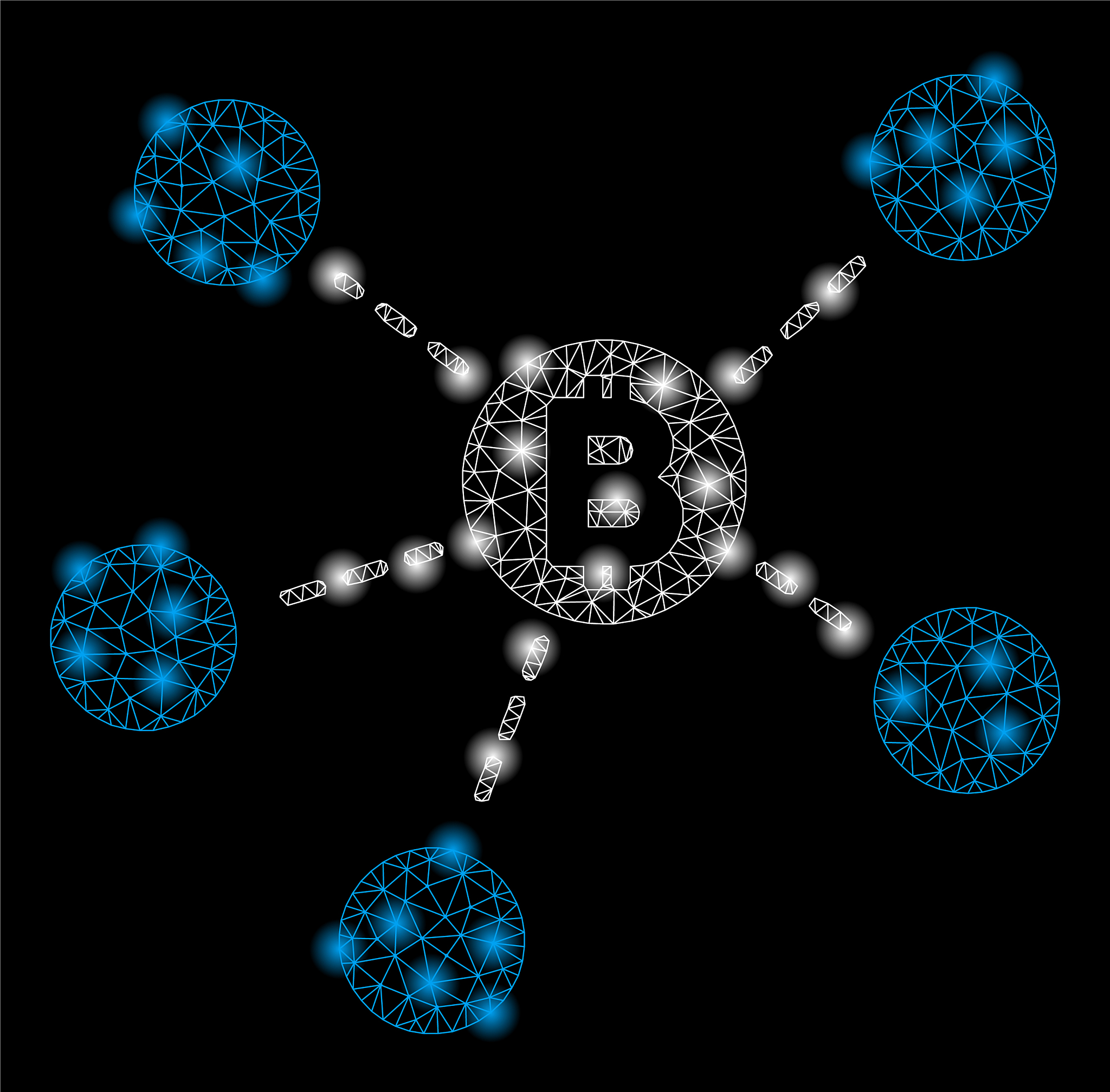 bright mesh network bitcoin net structure with