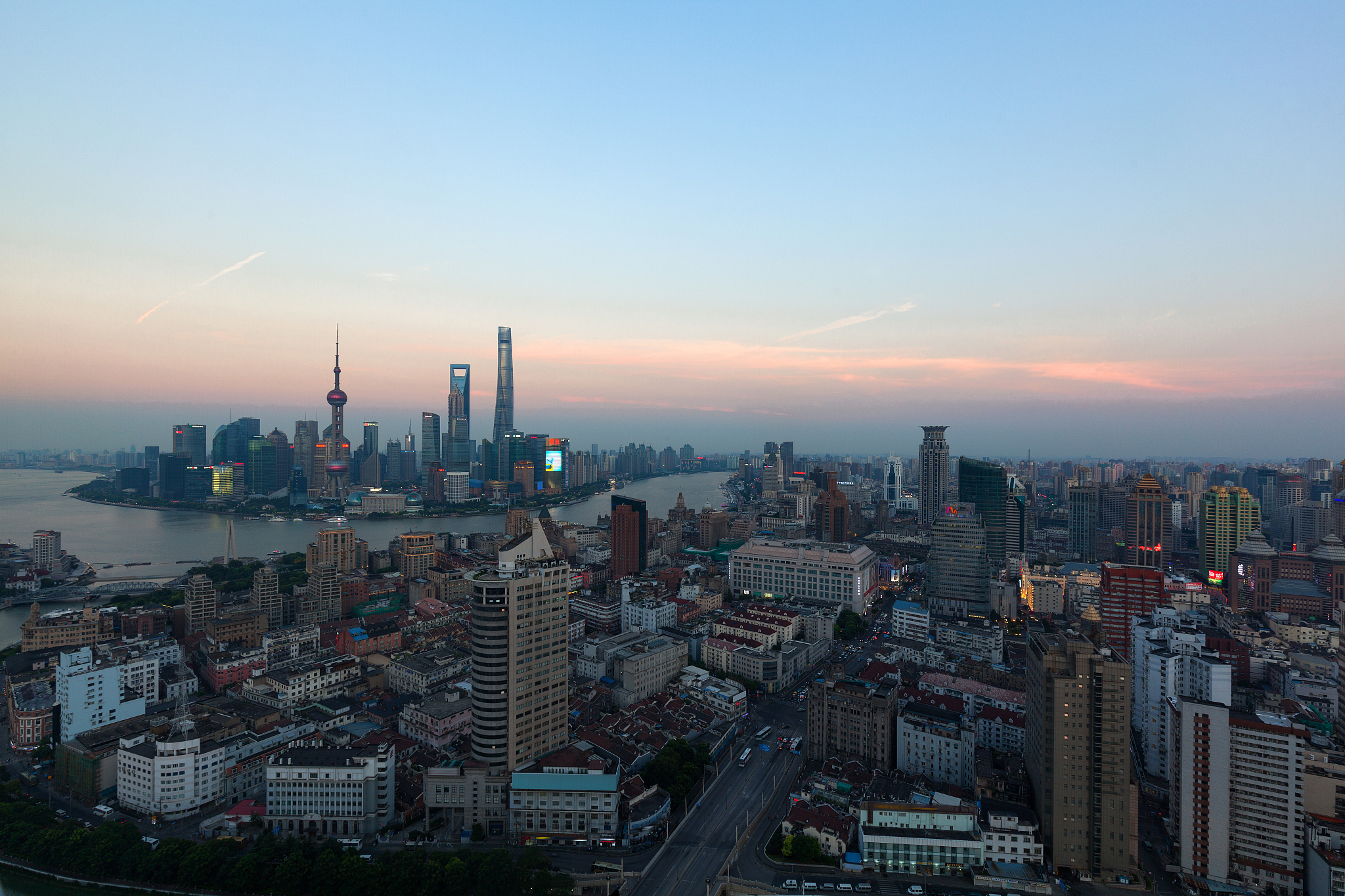 china shanghai skyline