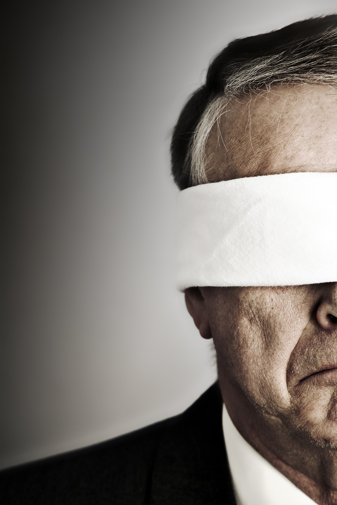 blind businessman