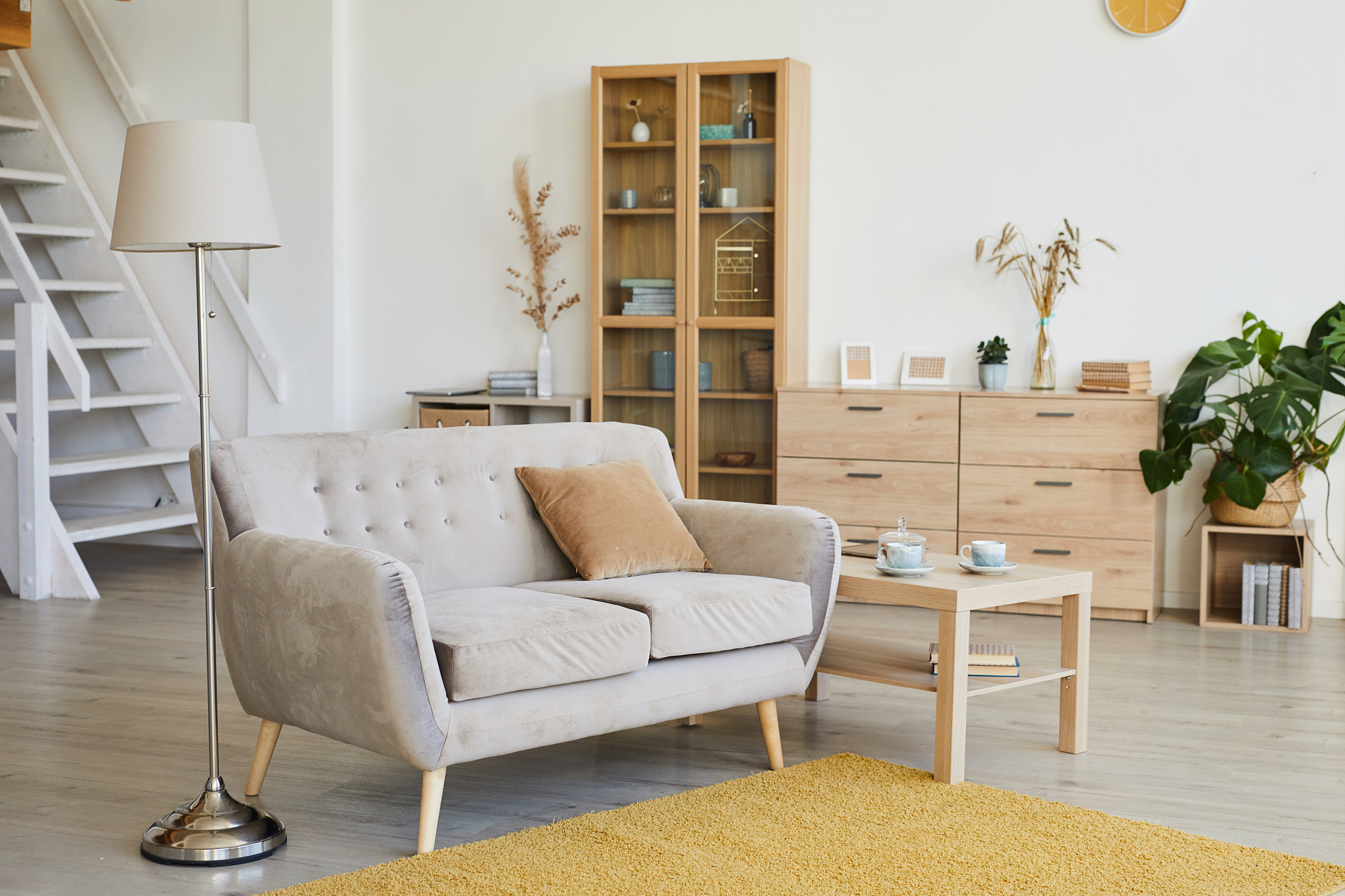 modern interior of living room