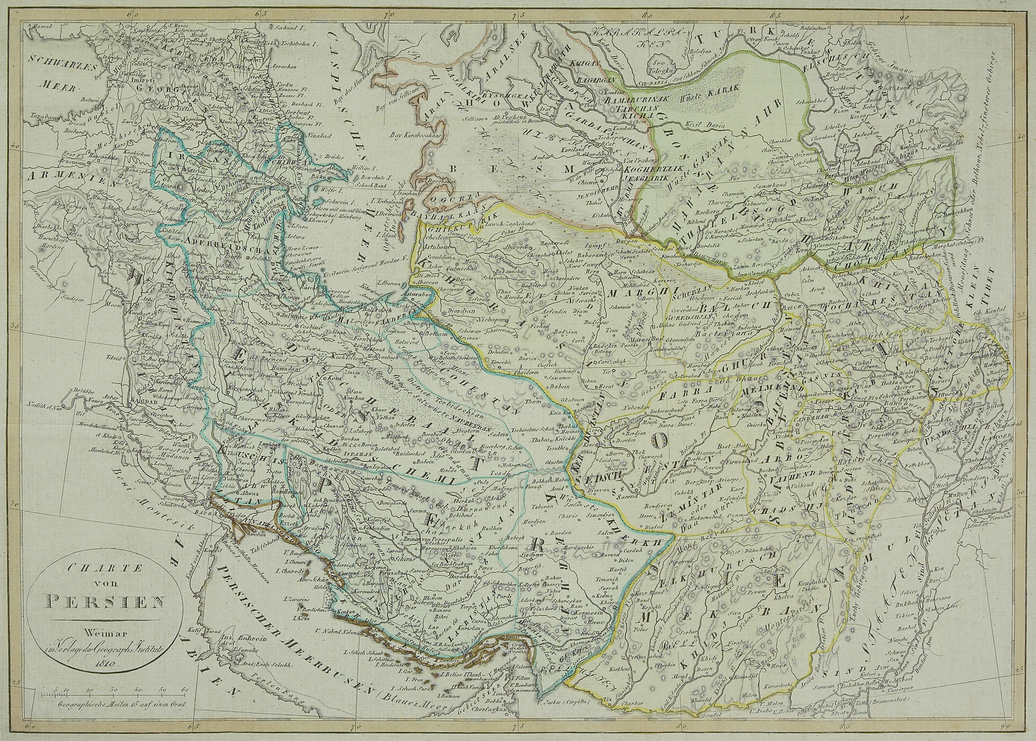 map of middle east
