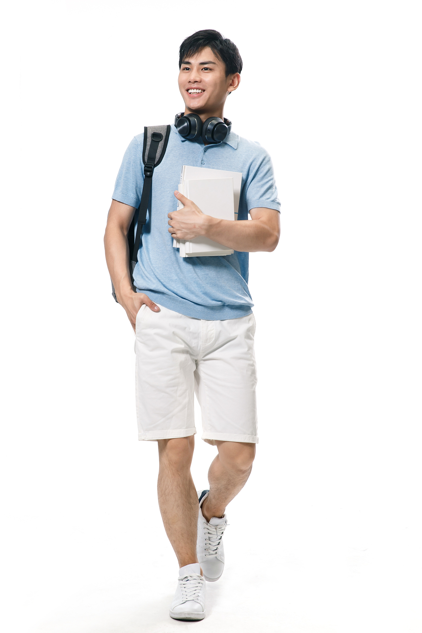 一个年轻的大学男生
