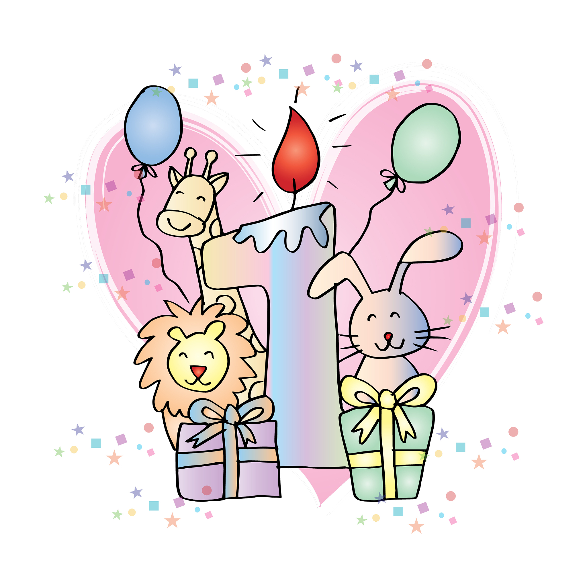 请以韵兮两个字写个藏头诗表达周岁祝福