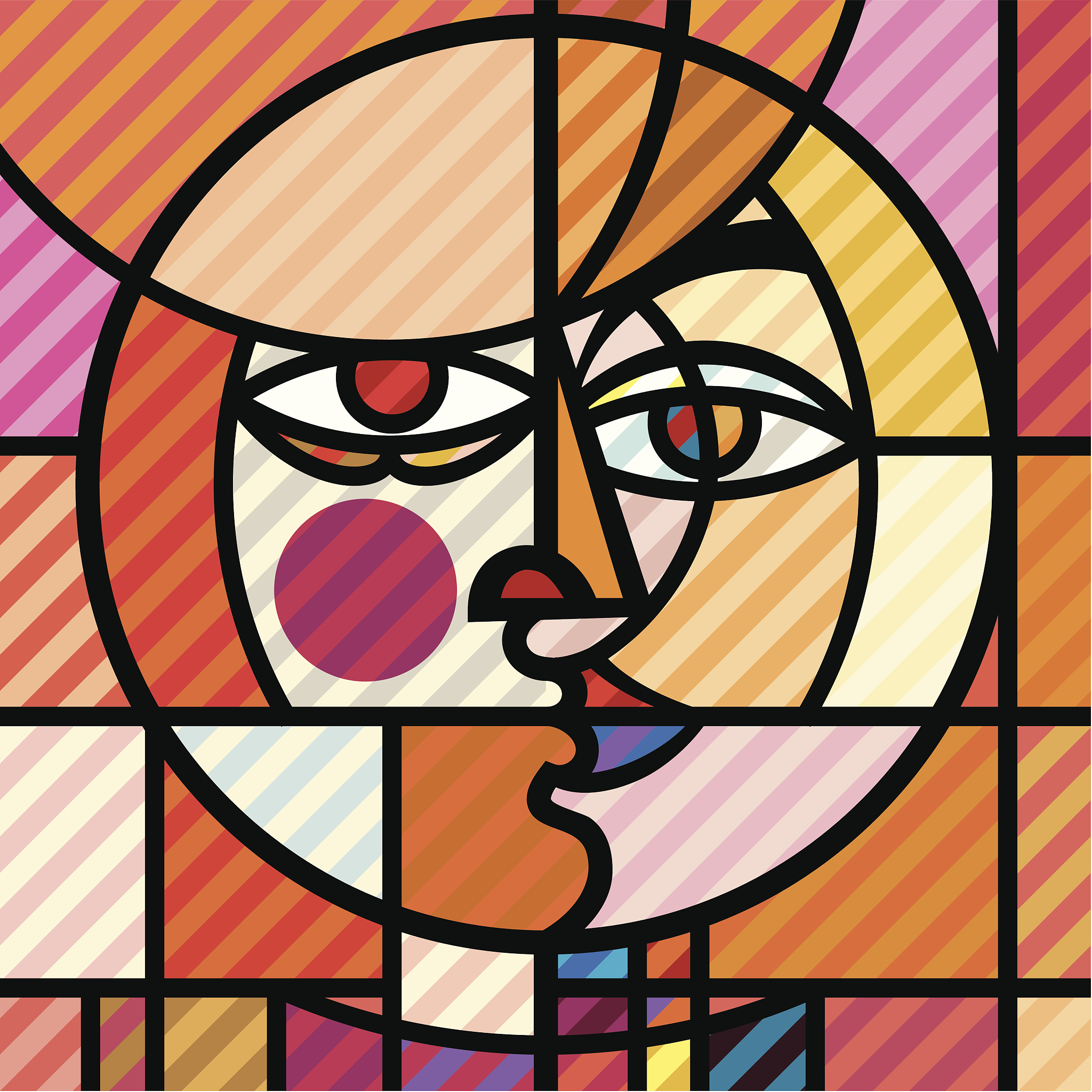 毕加索风格肖像画创作教学：引导学生运用夸张与抽象