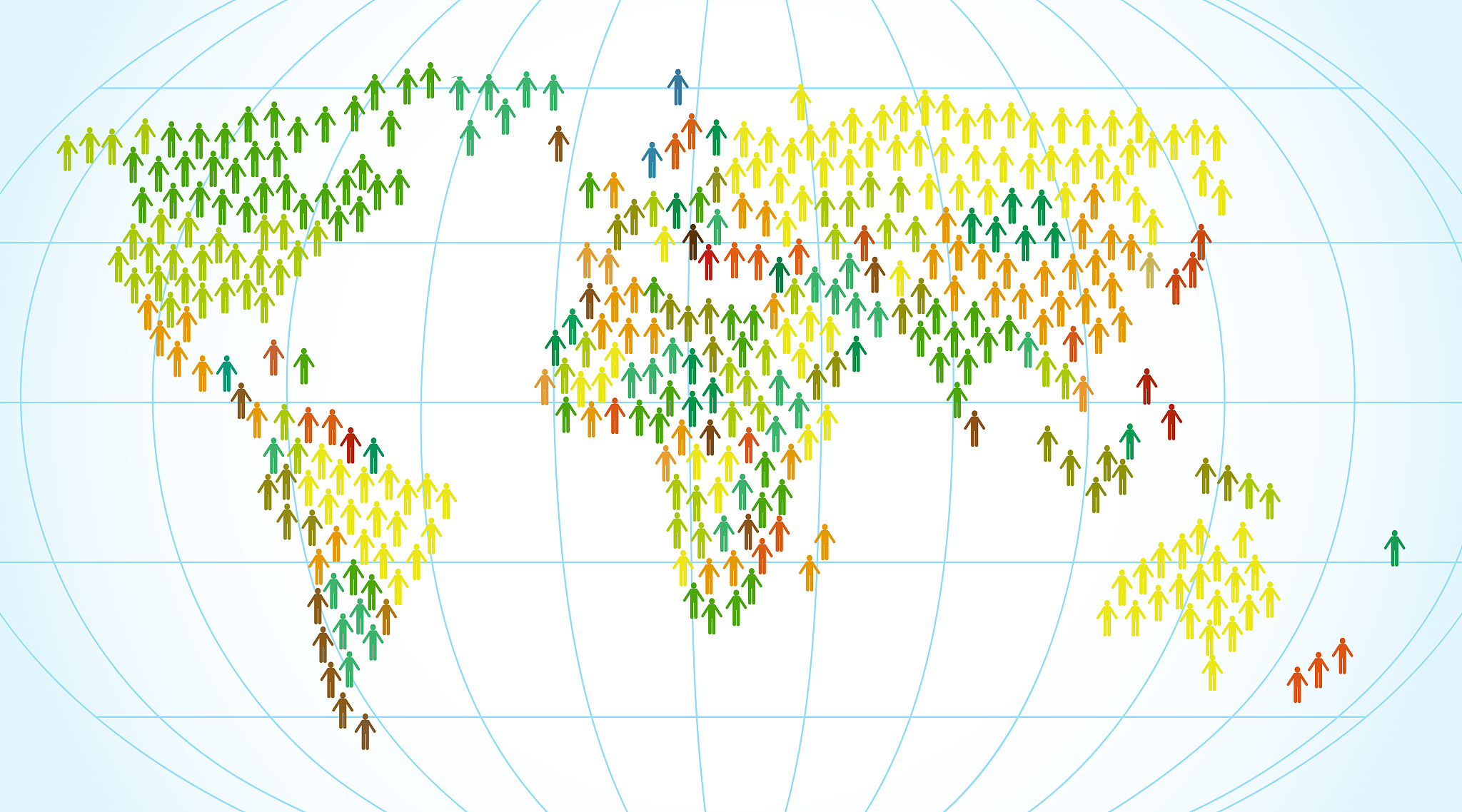 map of the world people.