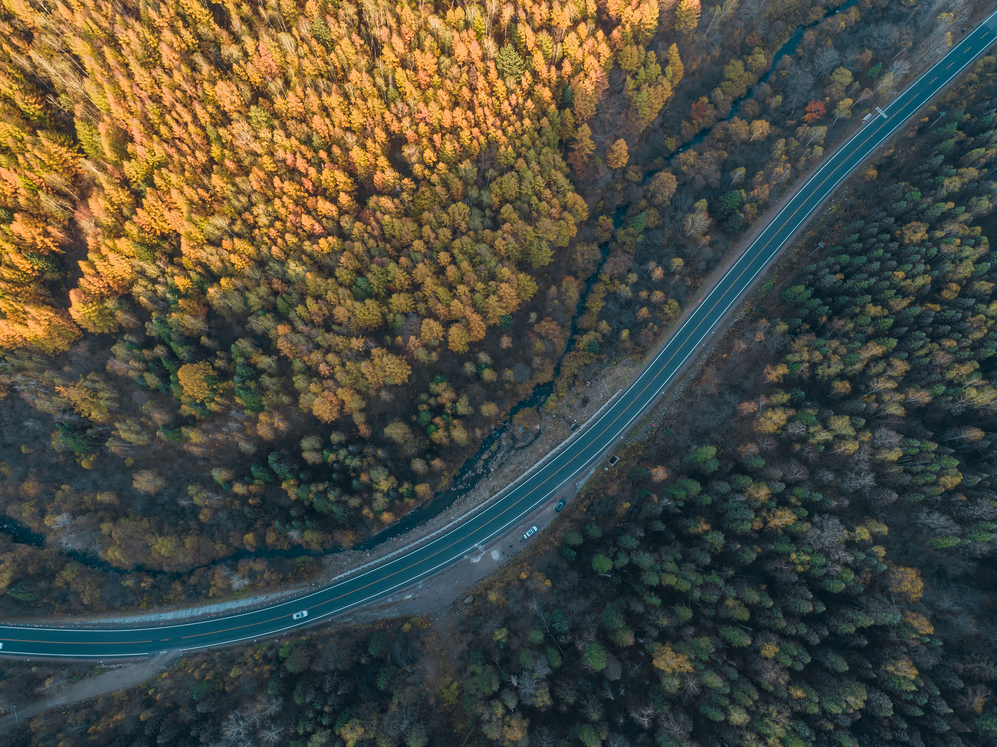 起一个抖音标题穿行白山松水的高速公路