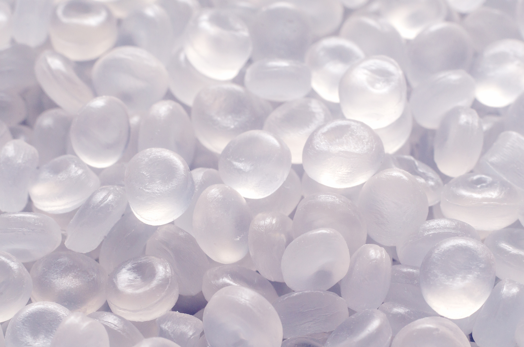 polypropylene granule close-up background texture