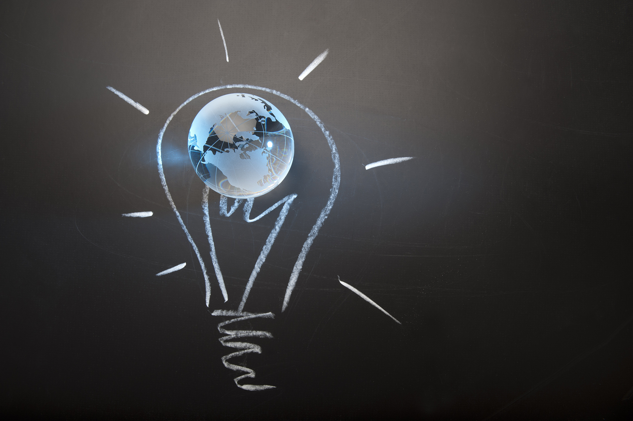 global ideas and innovation concept