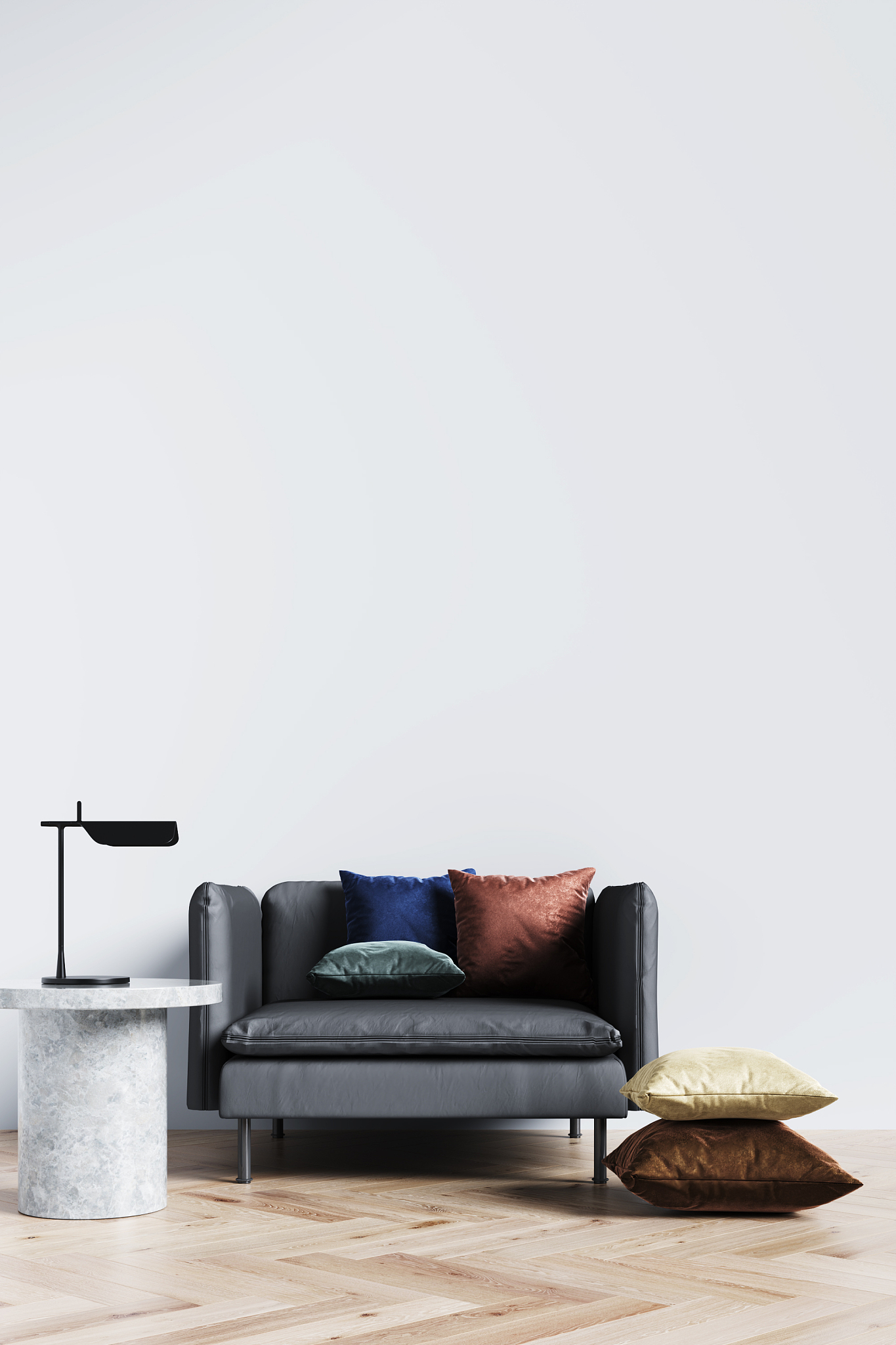 interior wallpaper mockup