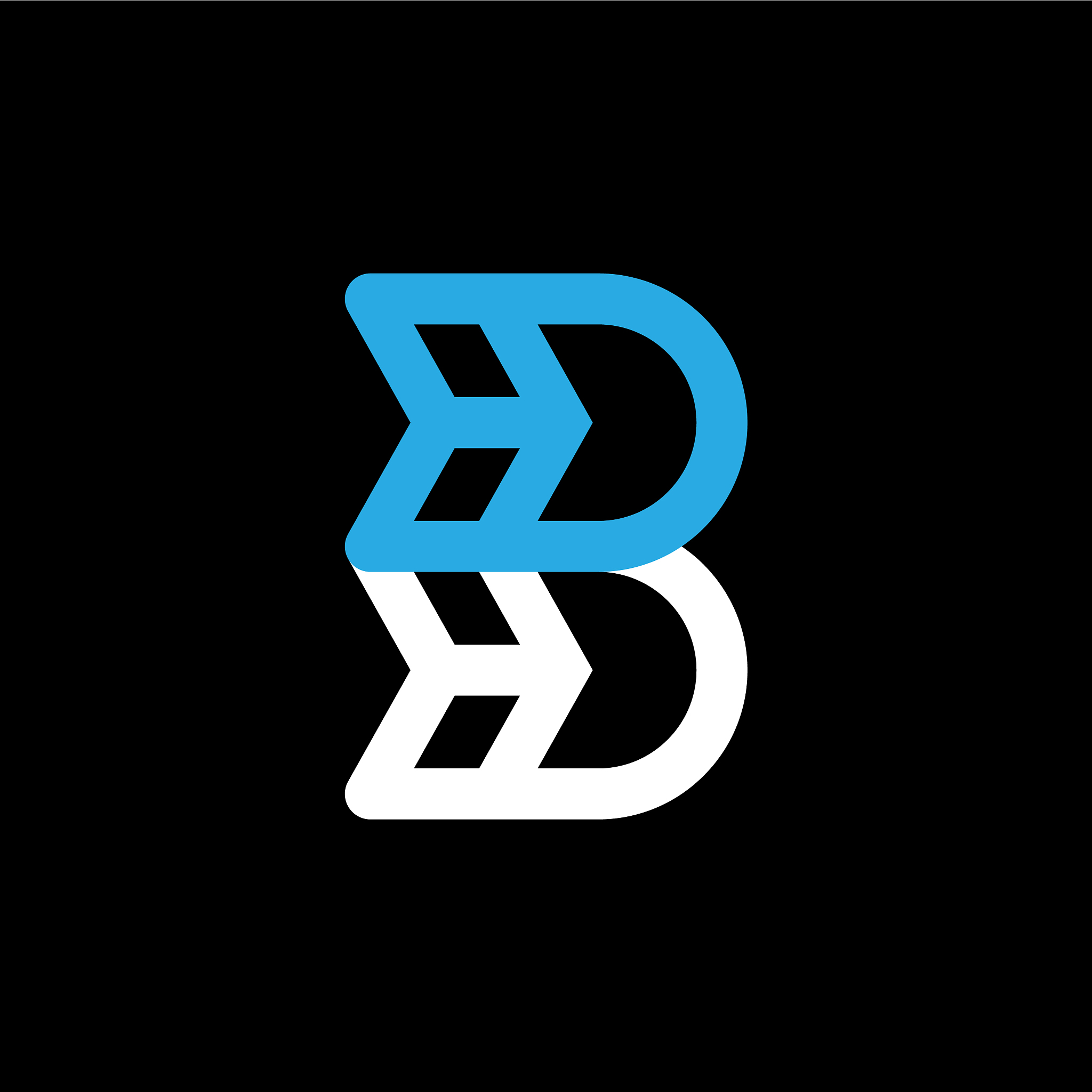 b real estate logo design b letter icon design