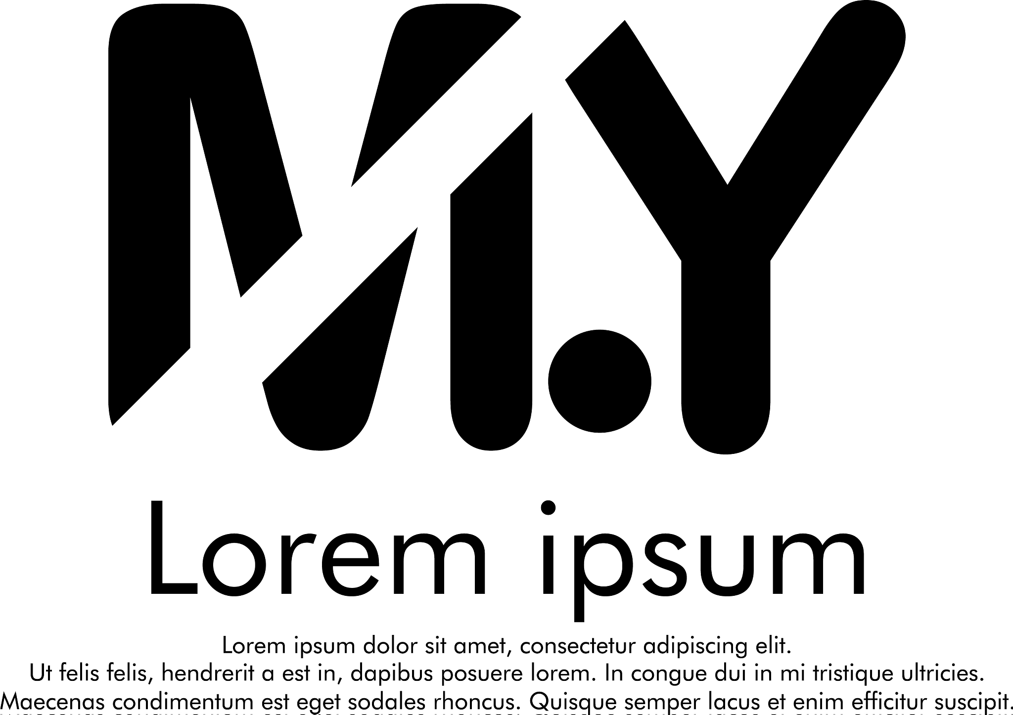 m y my initial abstract logo concept
