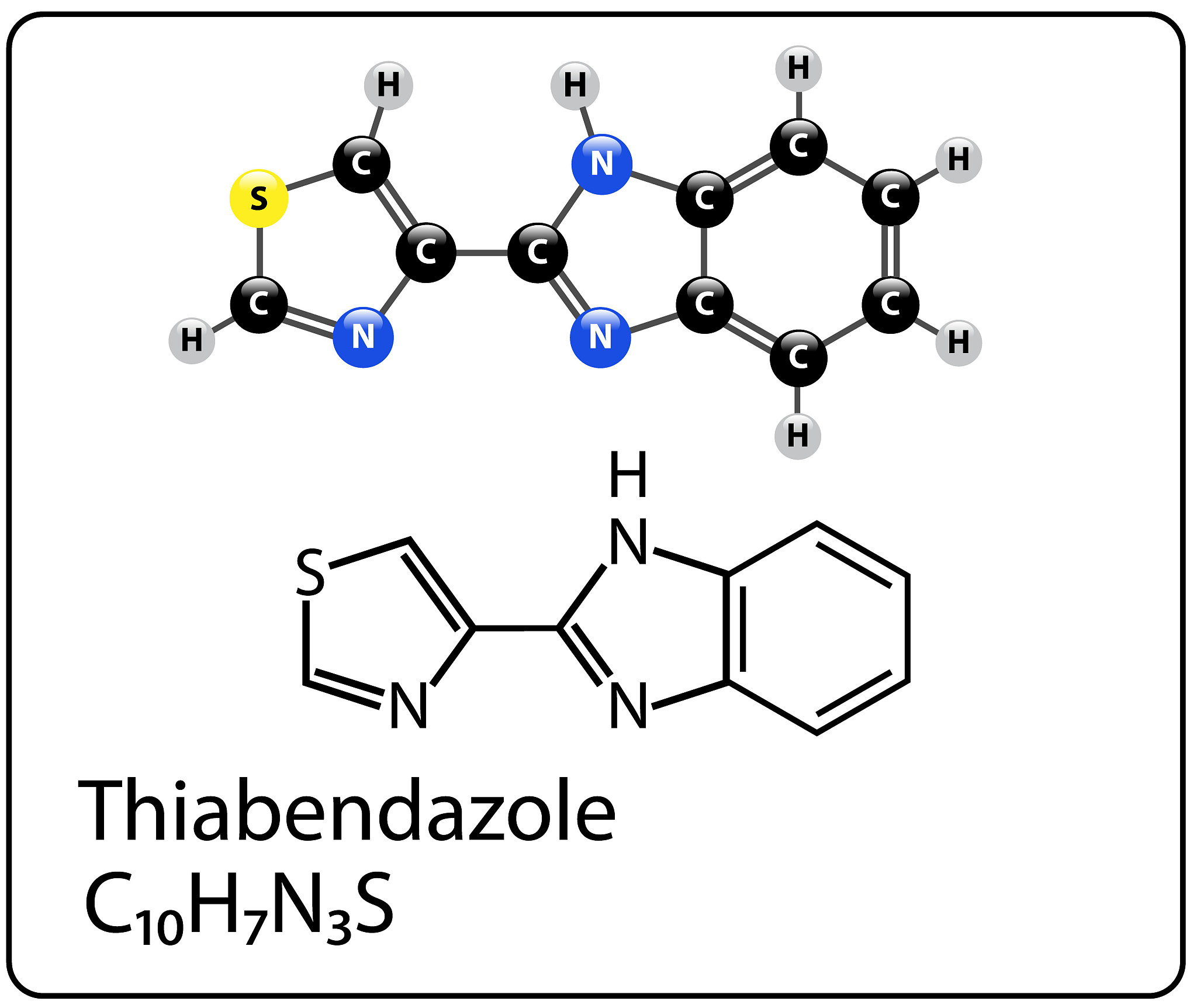 thiabendazole molecule