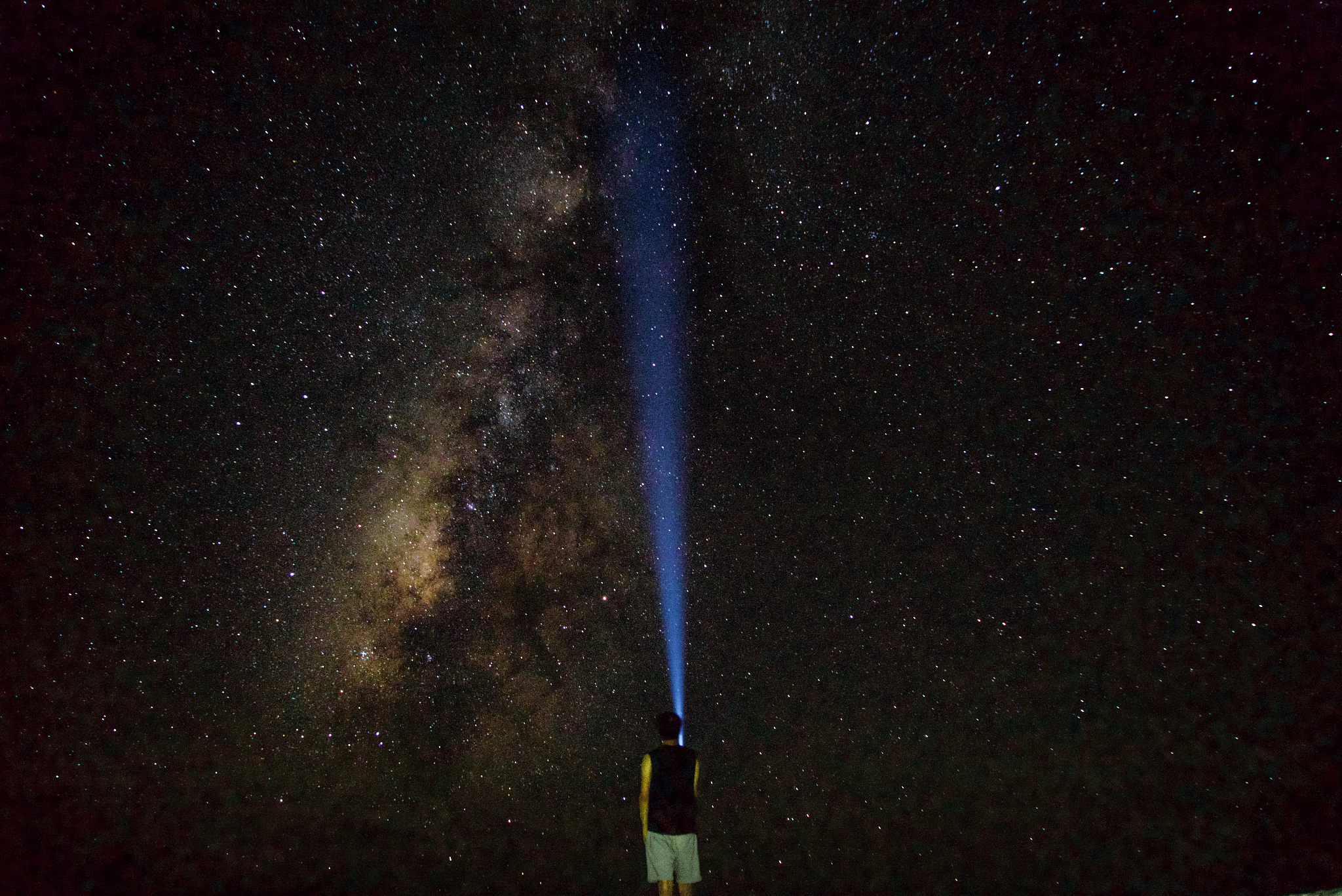 galaxy in okinawa island