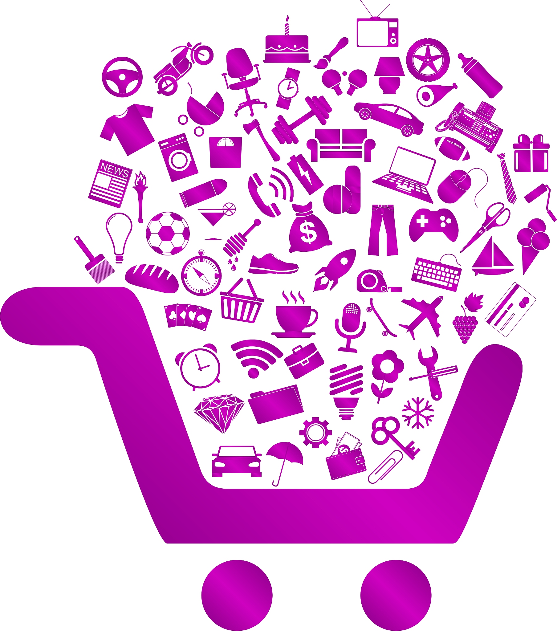 shopping icon set