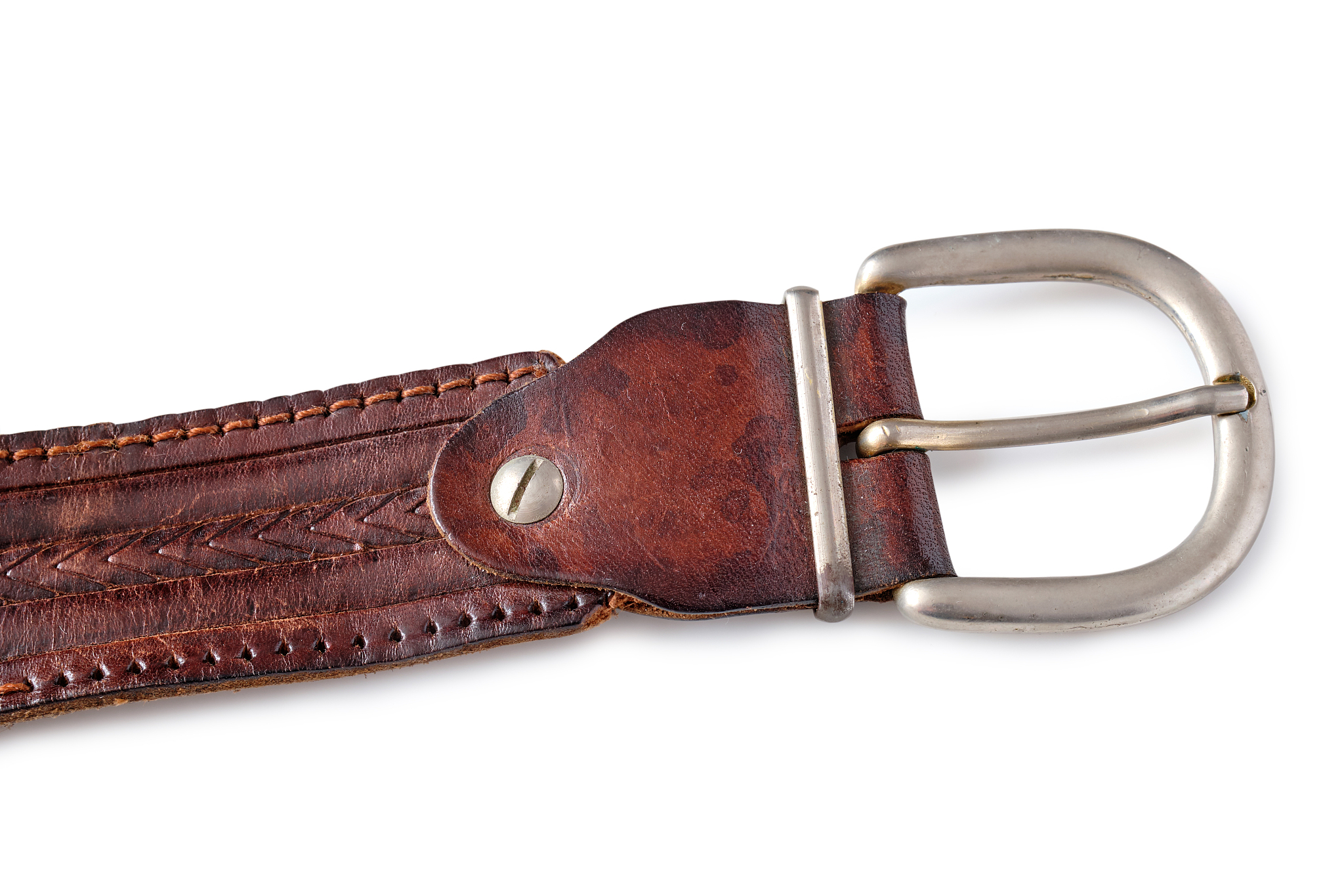 Handmade Leather Gun Belt for Men - Retro Western Style