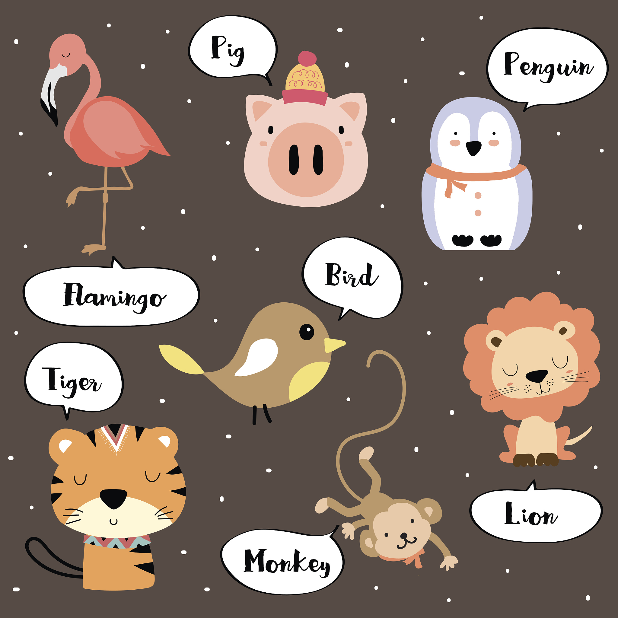 English Words with Similar Sounds to '萌' (Meng)