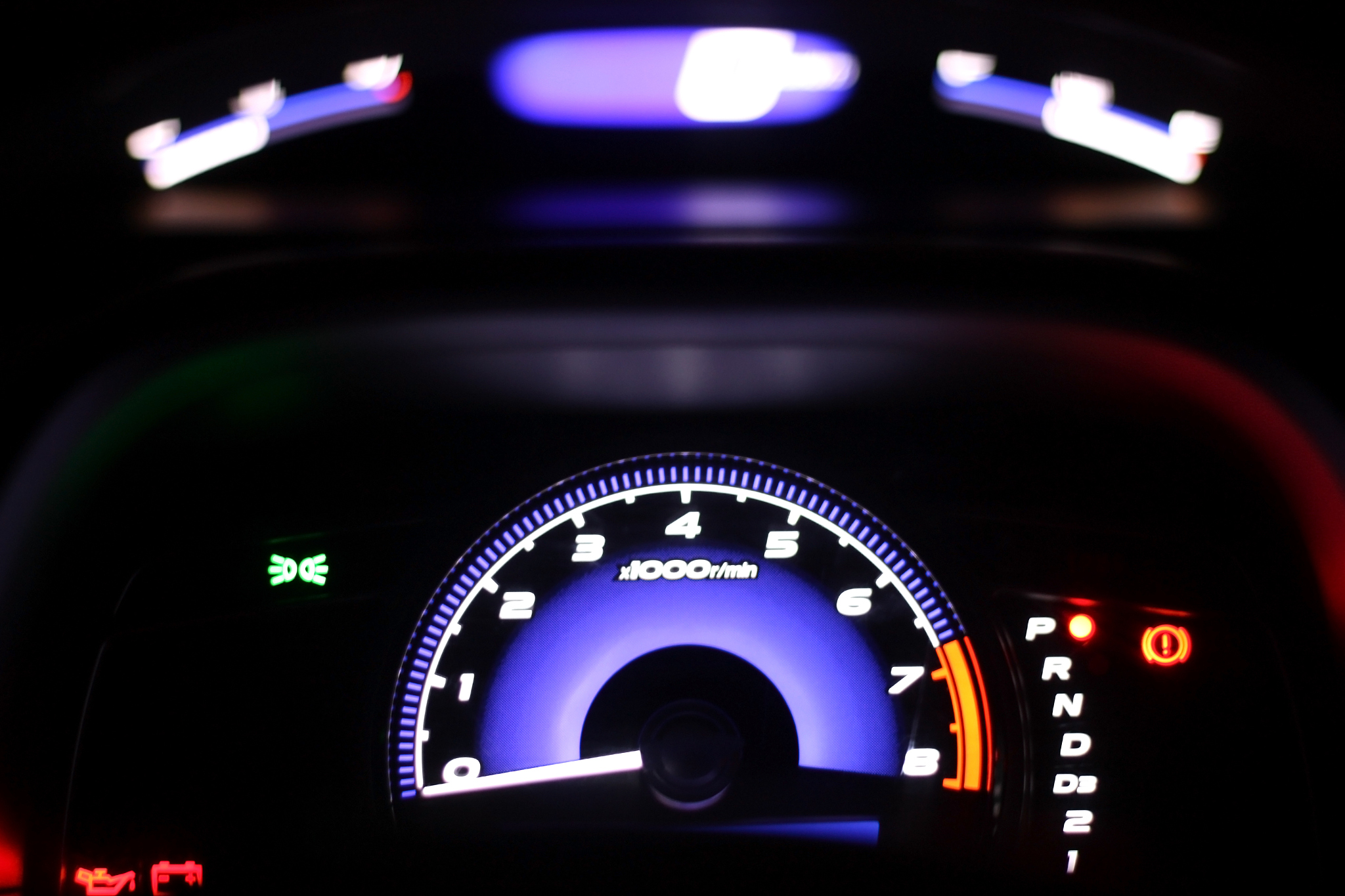 modern speedometer.
