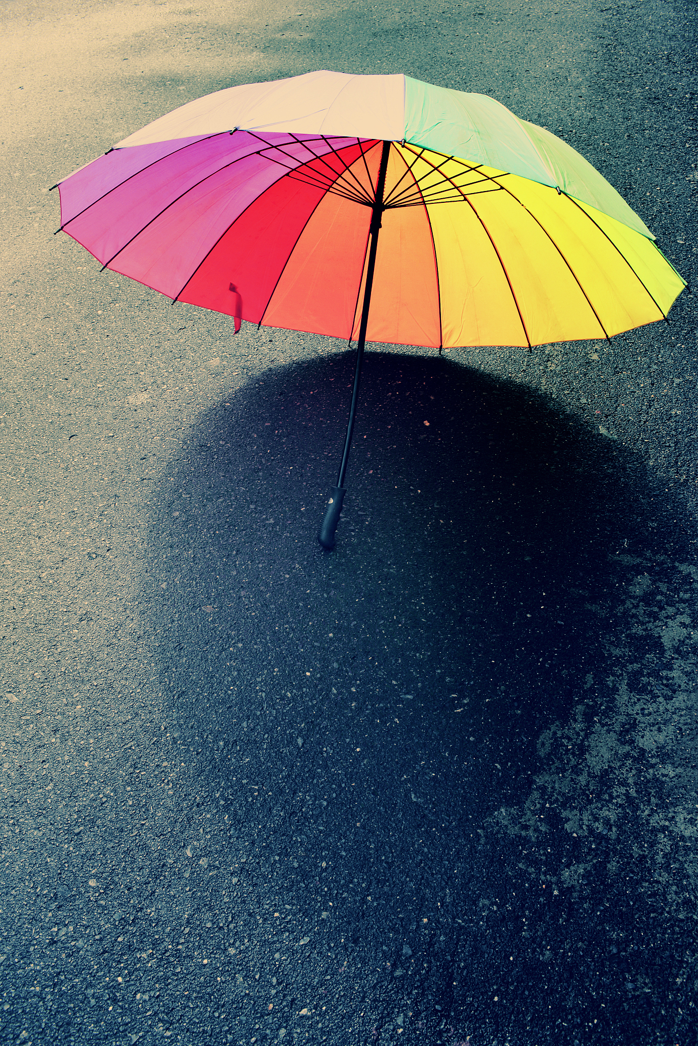 umbrella on a rainy day.