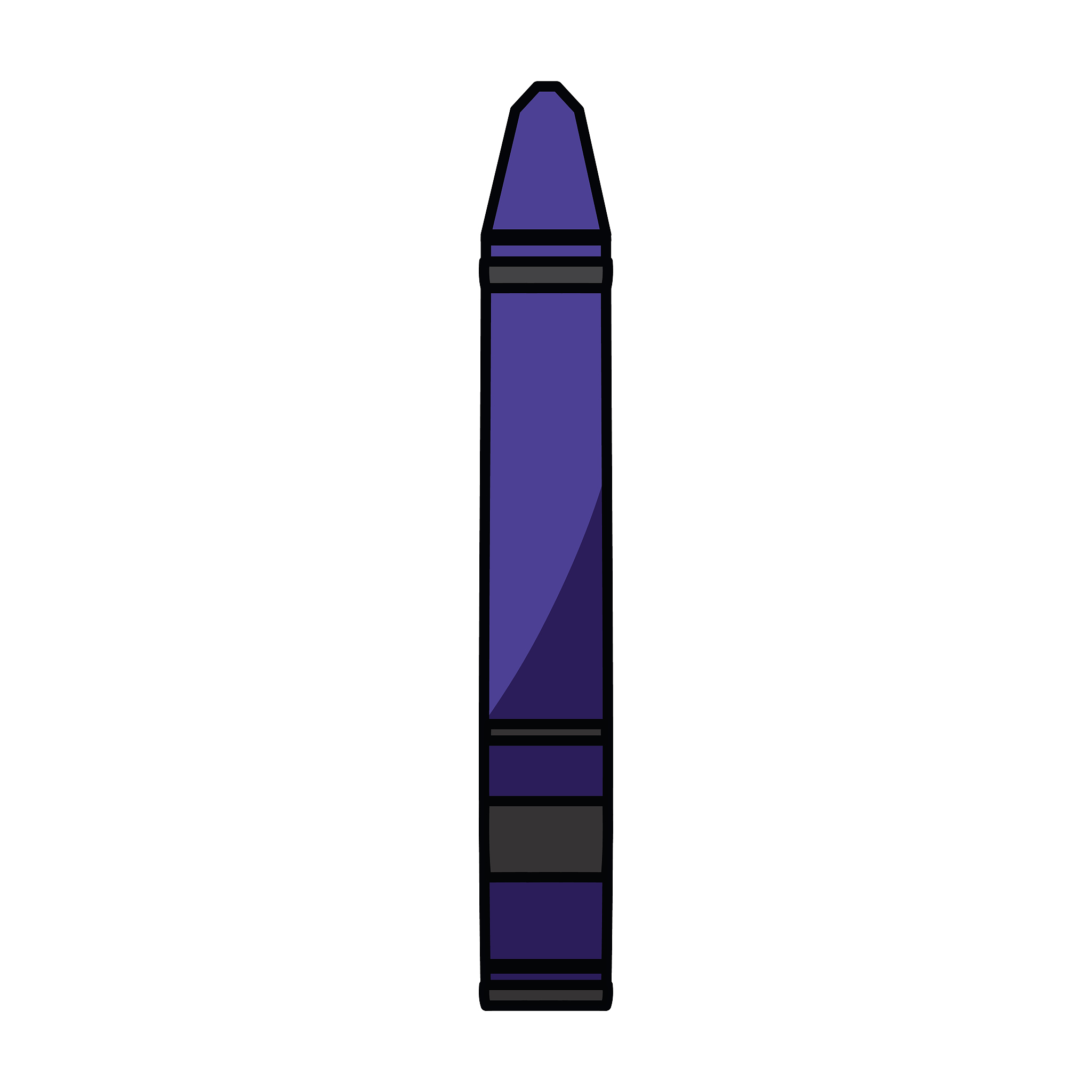 isolated crayon draw