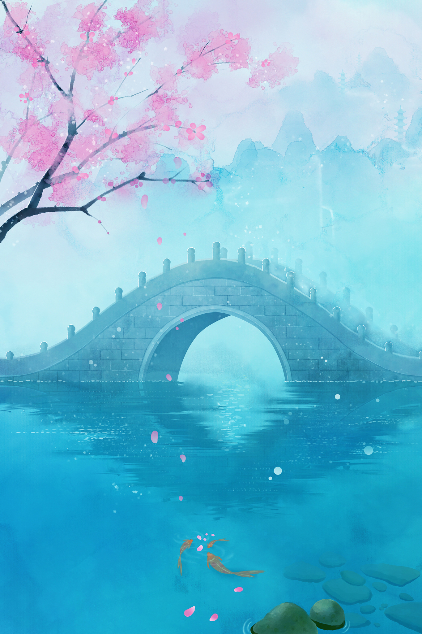 共赴美好。换成一种古风文韵的方式来形容