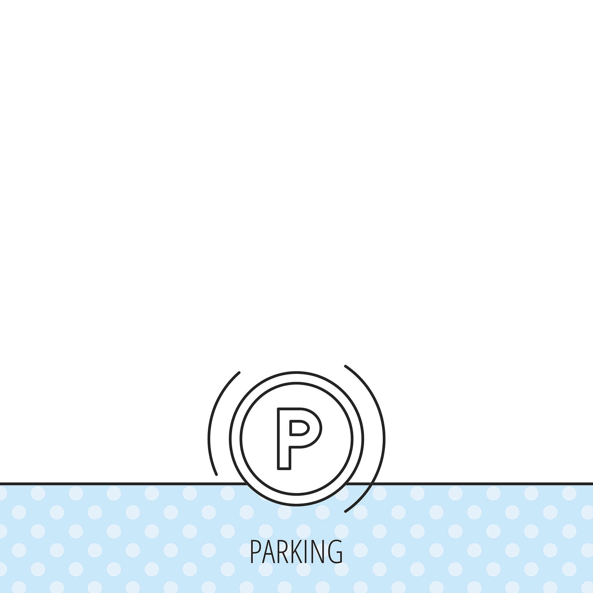 parking icon. dashboard sign.
