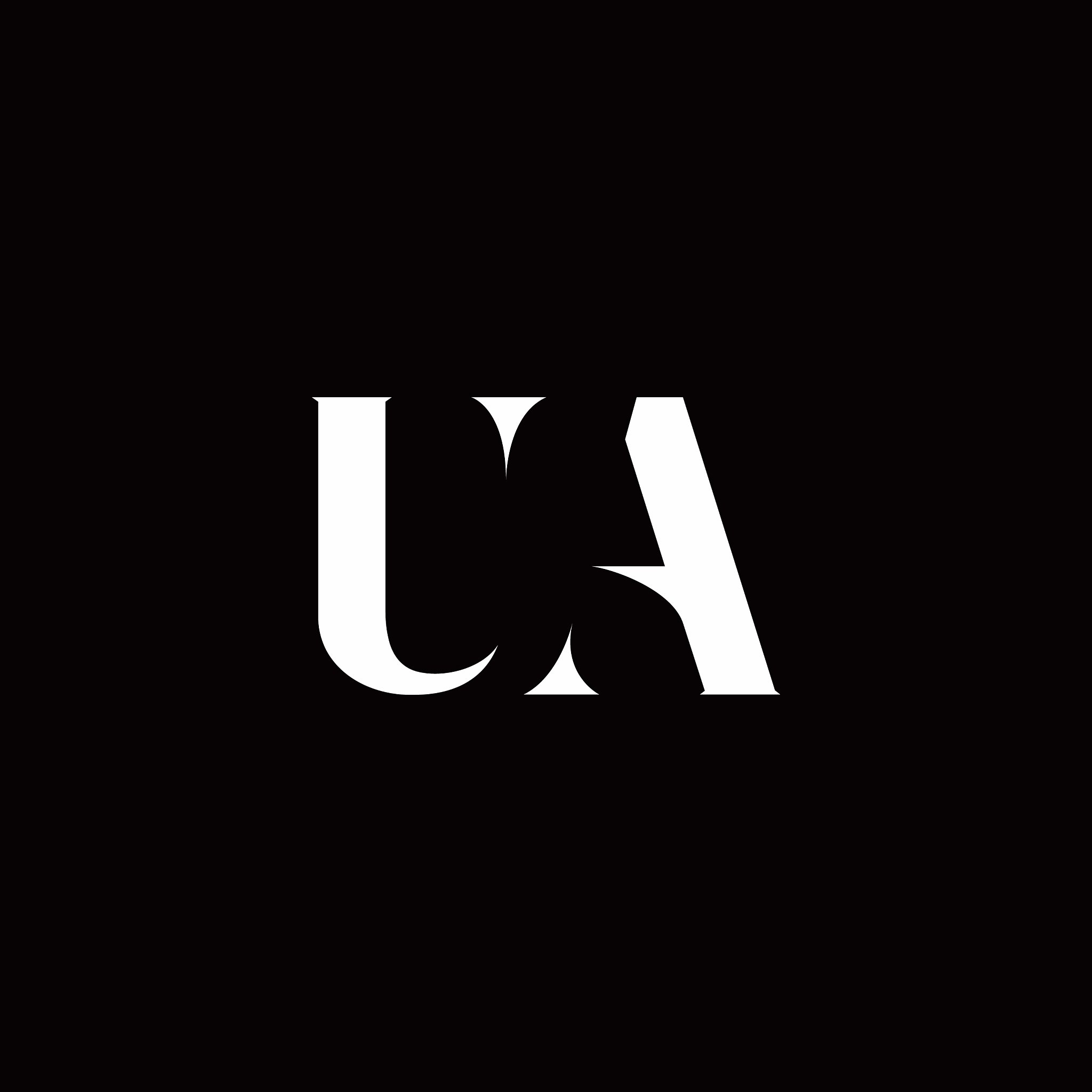 ua logo letter initial logo designs template
