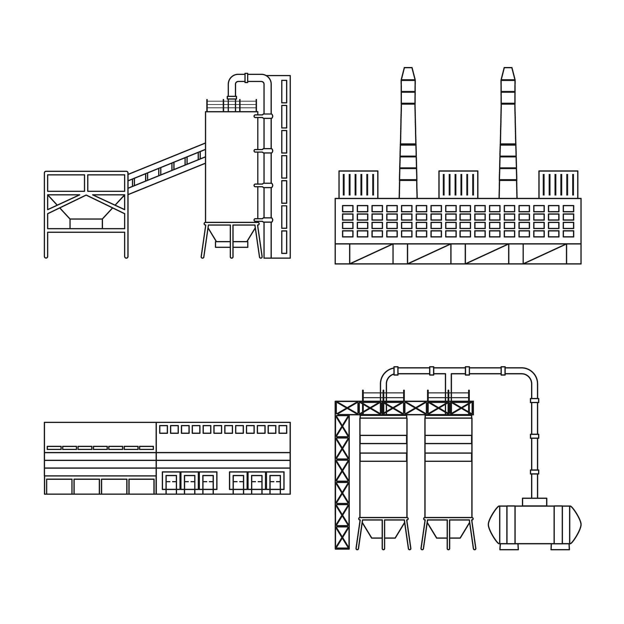 脉冲萃取柱二维结构简化设计