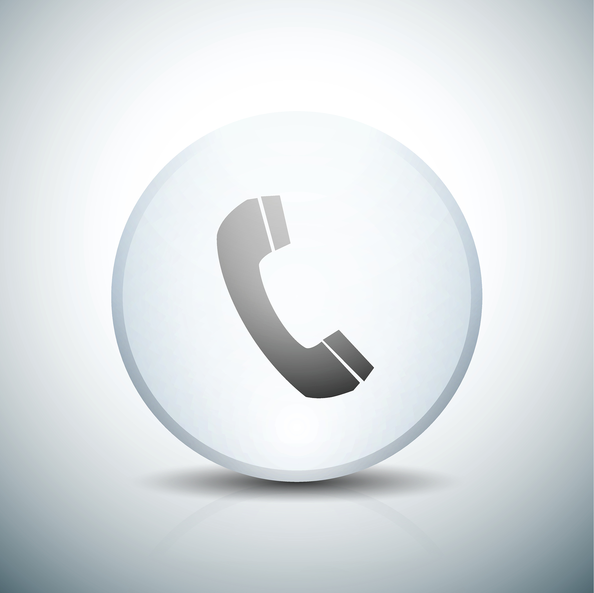 call contact button illustration
