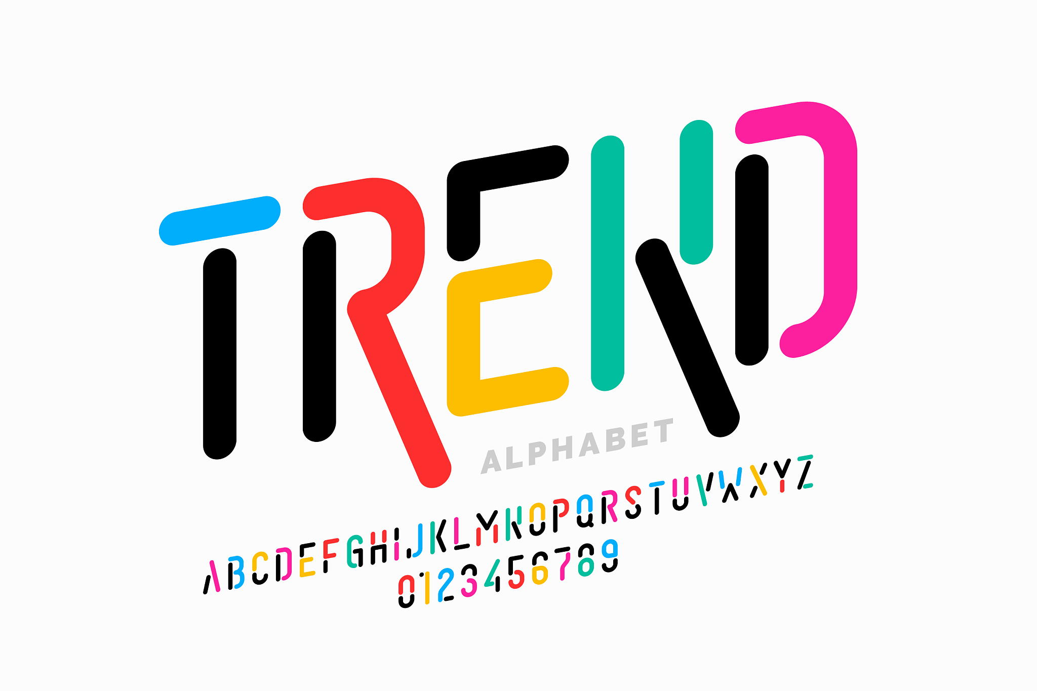 modern style font