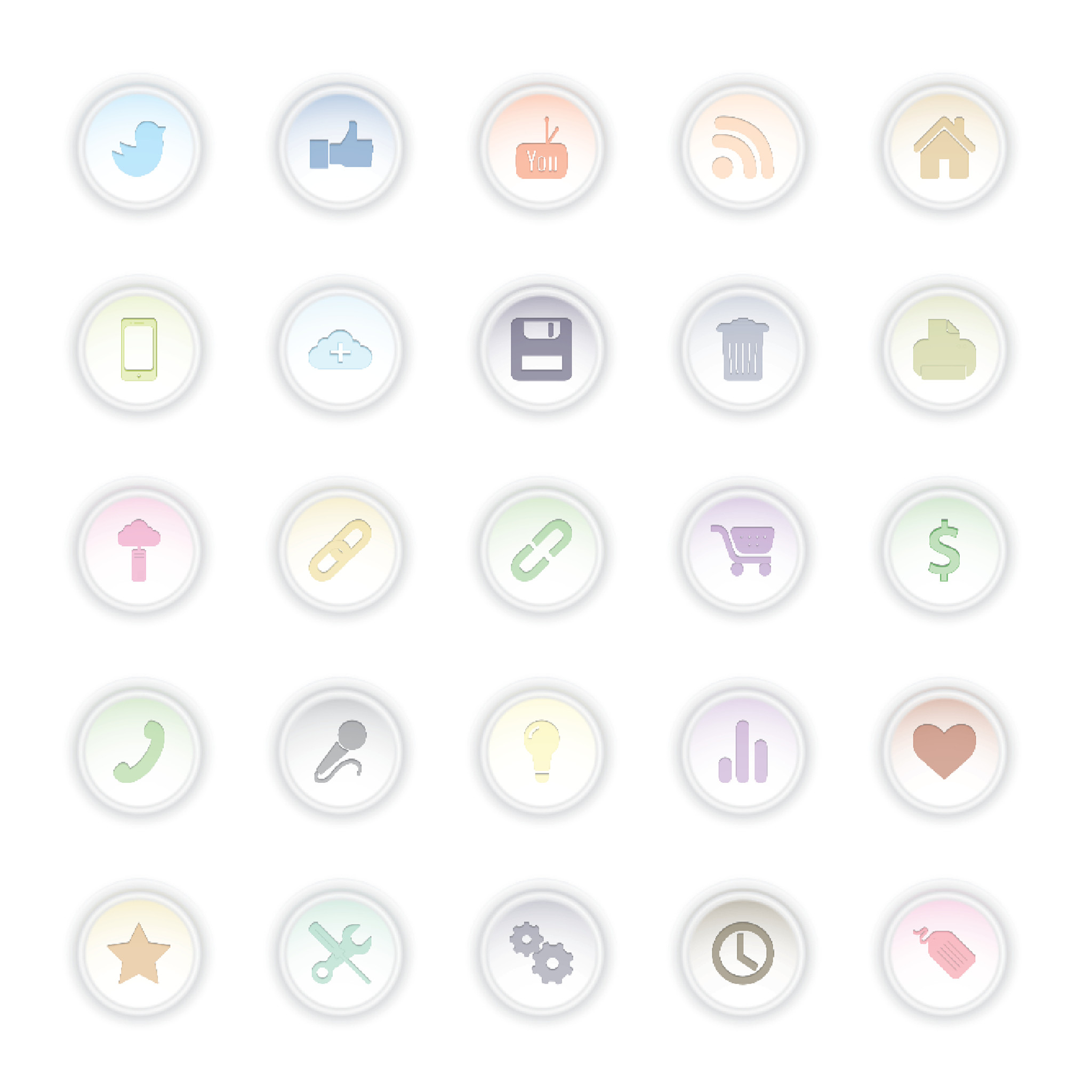 social web icons