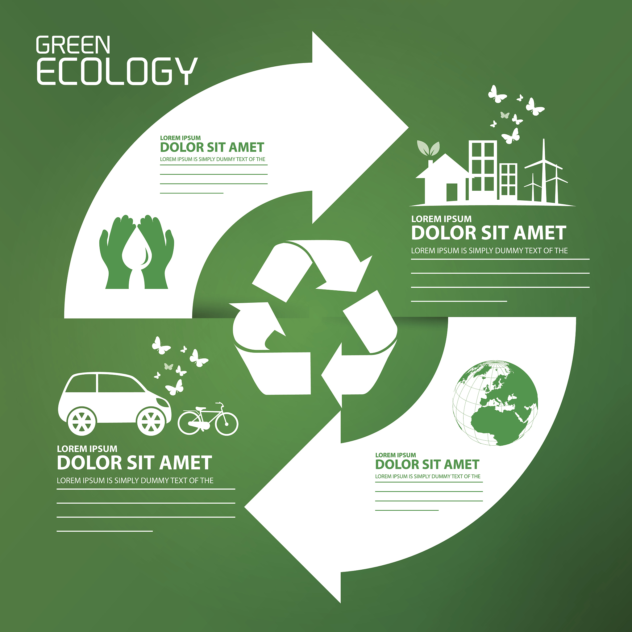 green infographic