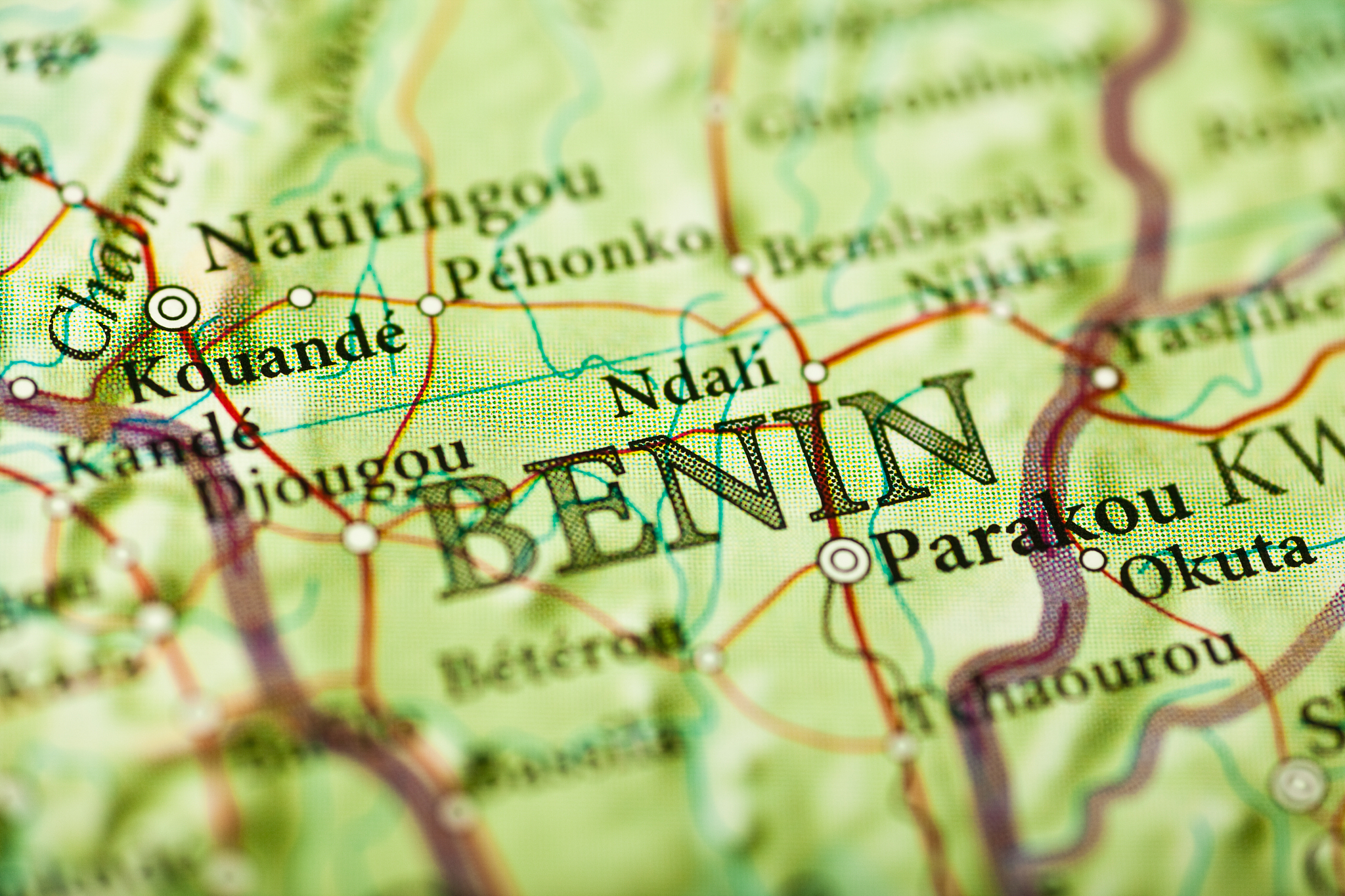 benin map