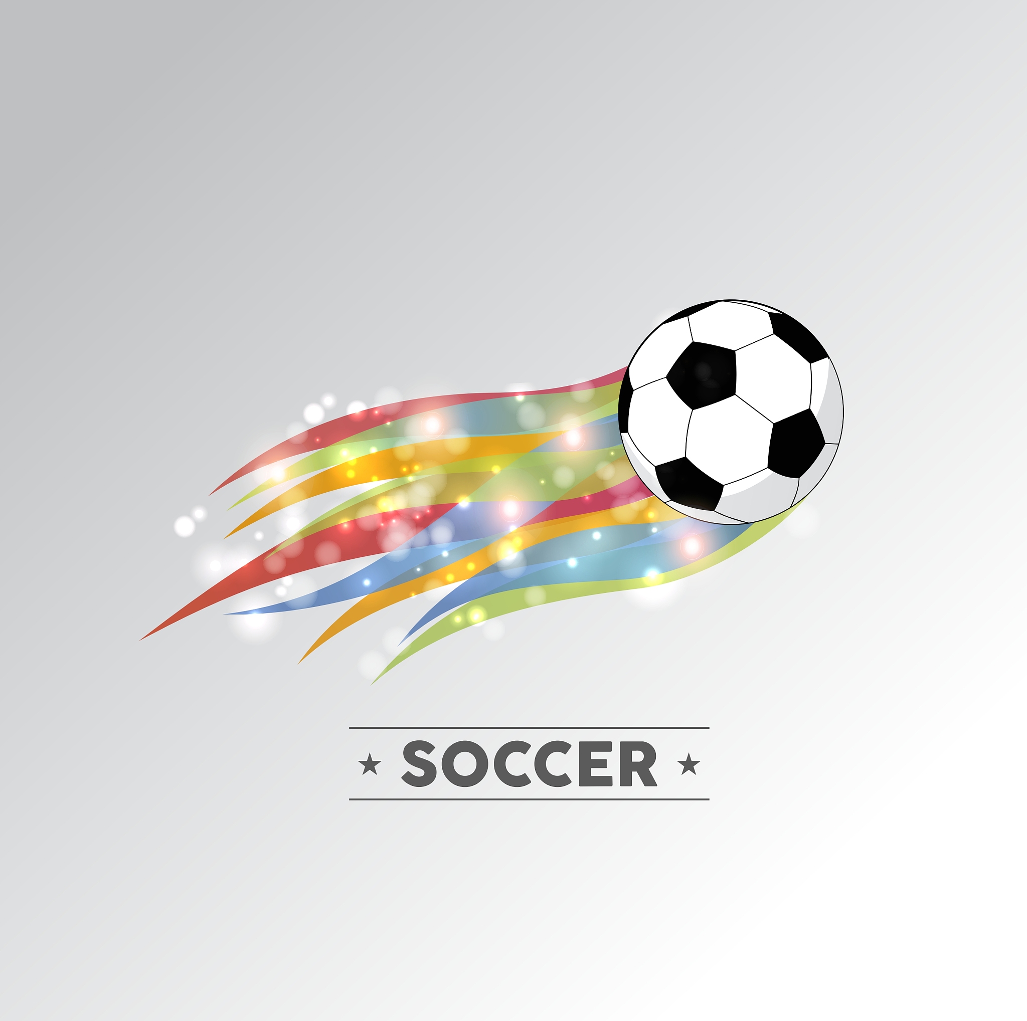 colorful soccer ball